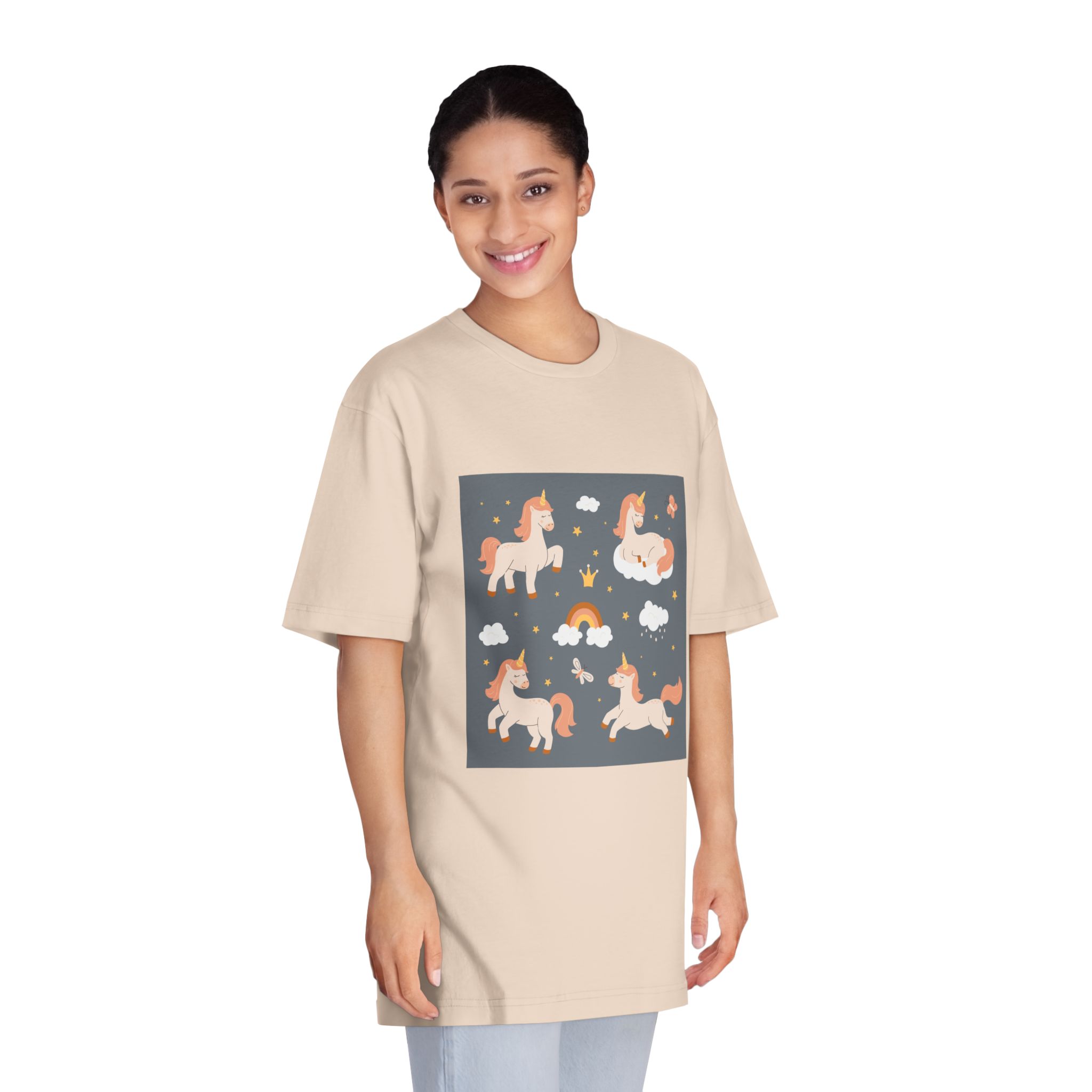 Unicorn V799 Unisex Classic Crewneck T Shirt - Image 11