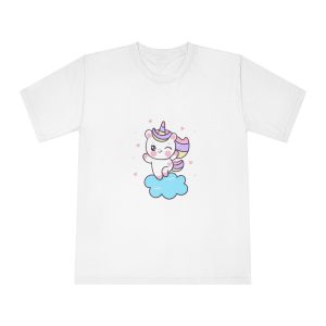 Unicorn Cloud Kawaii Animal Cartoon Fairytale Character Unisex Classic Crewneck T Shirt