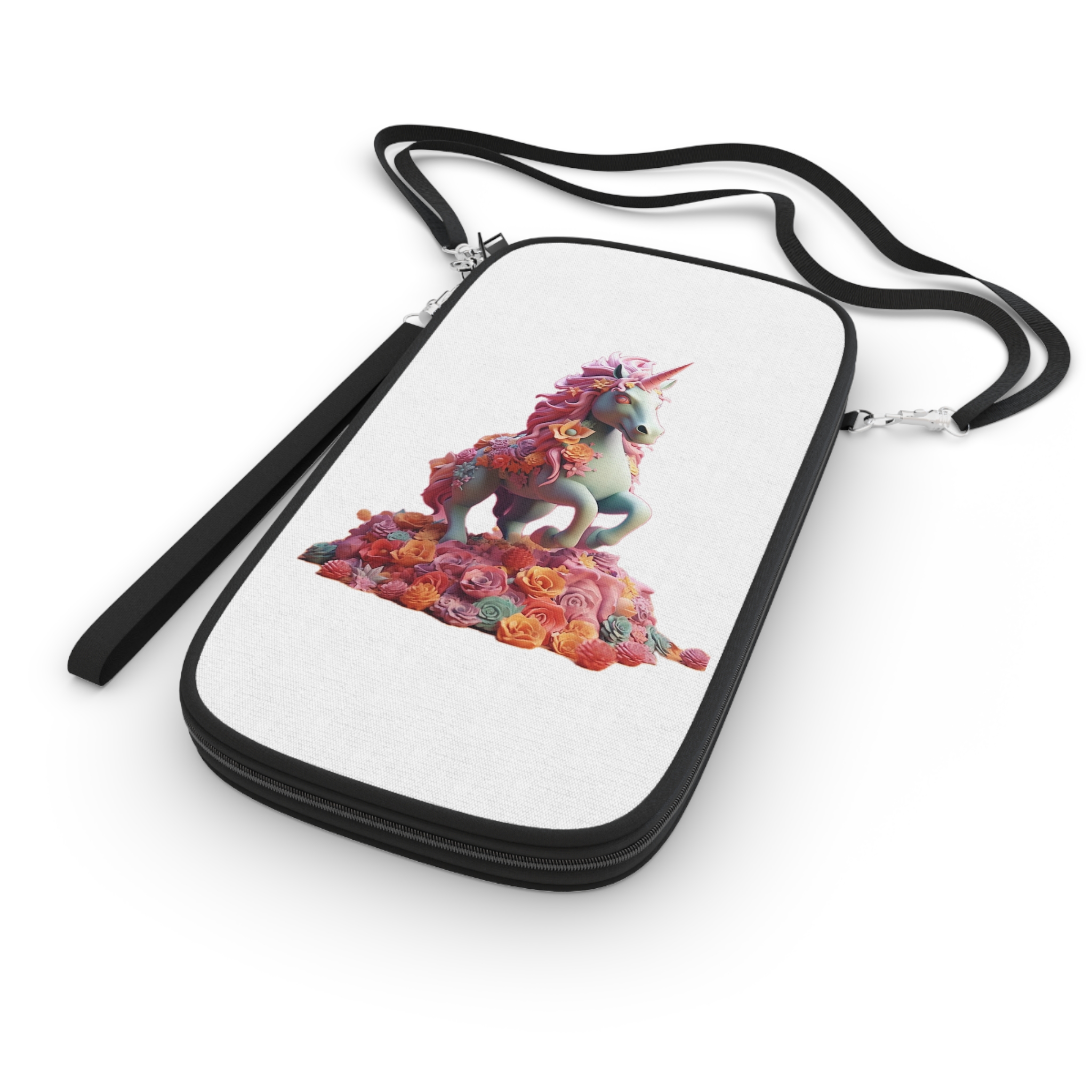 Colorful 3d Mythical Unicorn (3) Copy Passport Wallet - Image 3