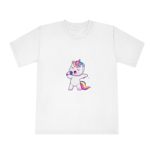 Cute Unicorn Singing Unisex Classic Crewneck T Shirt