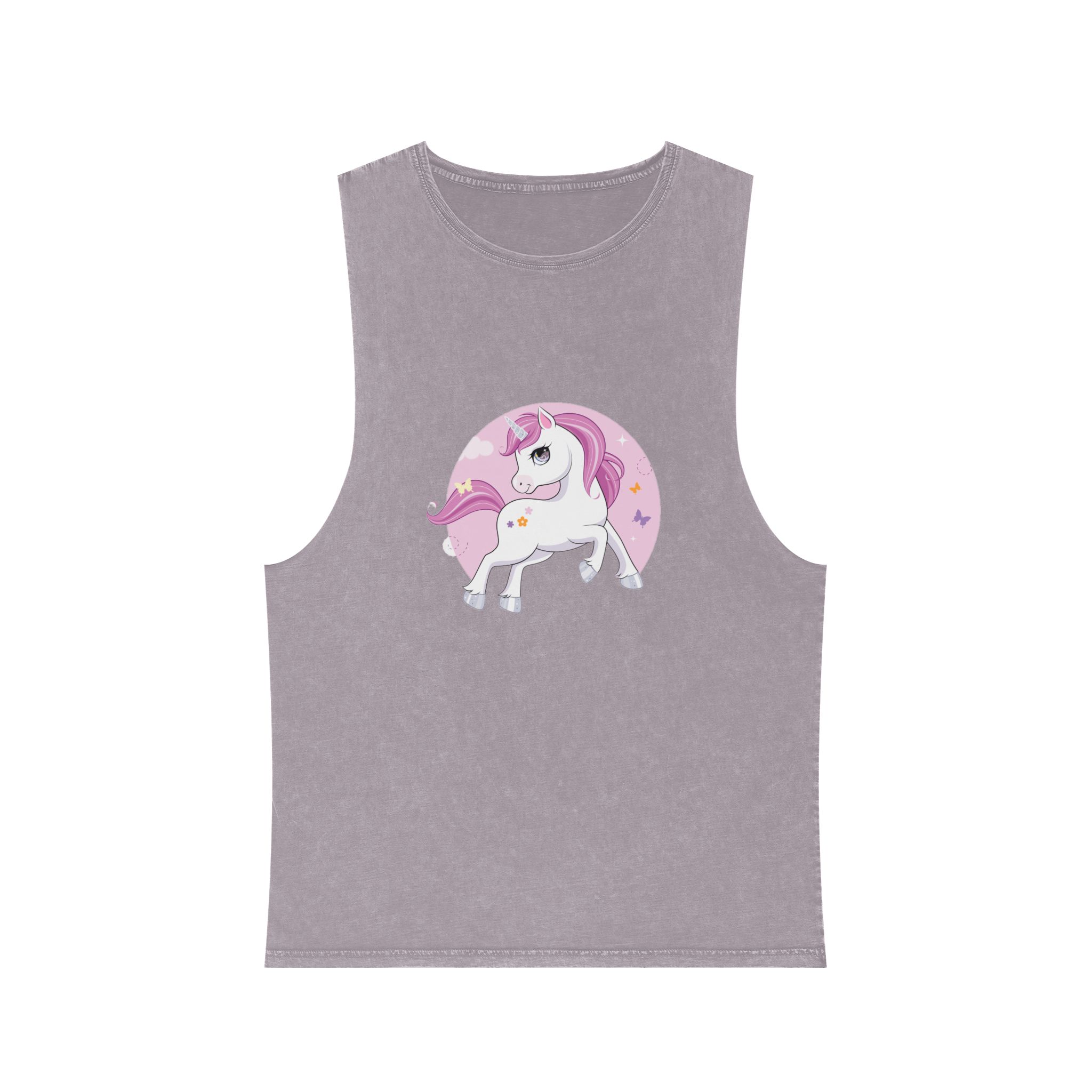 Unicorn V380 Unisex Stonewash Tank Top - Image 17