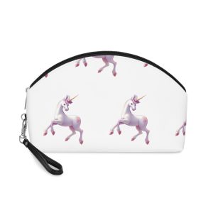 Beautiful Unicorn Running Magical Meadow Unicorn Background Images Whimsical Unicorn (44) Makeup Bag