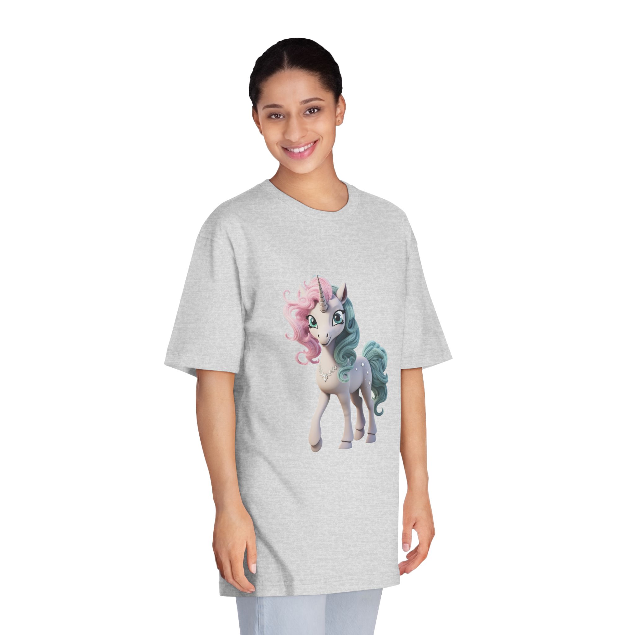 Animated Unicorn Children (1) Fotor Bg Remover 2023110475446 Unisex Classic Crewneck T Shirt - Image 15