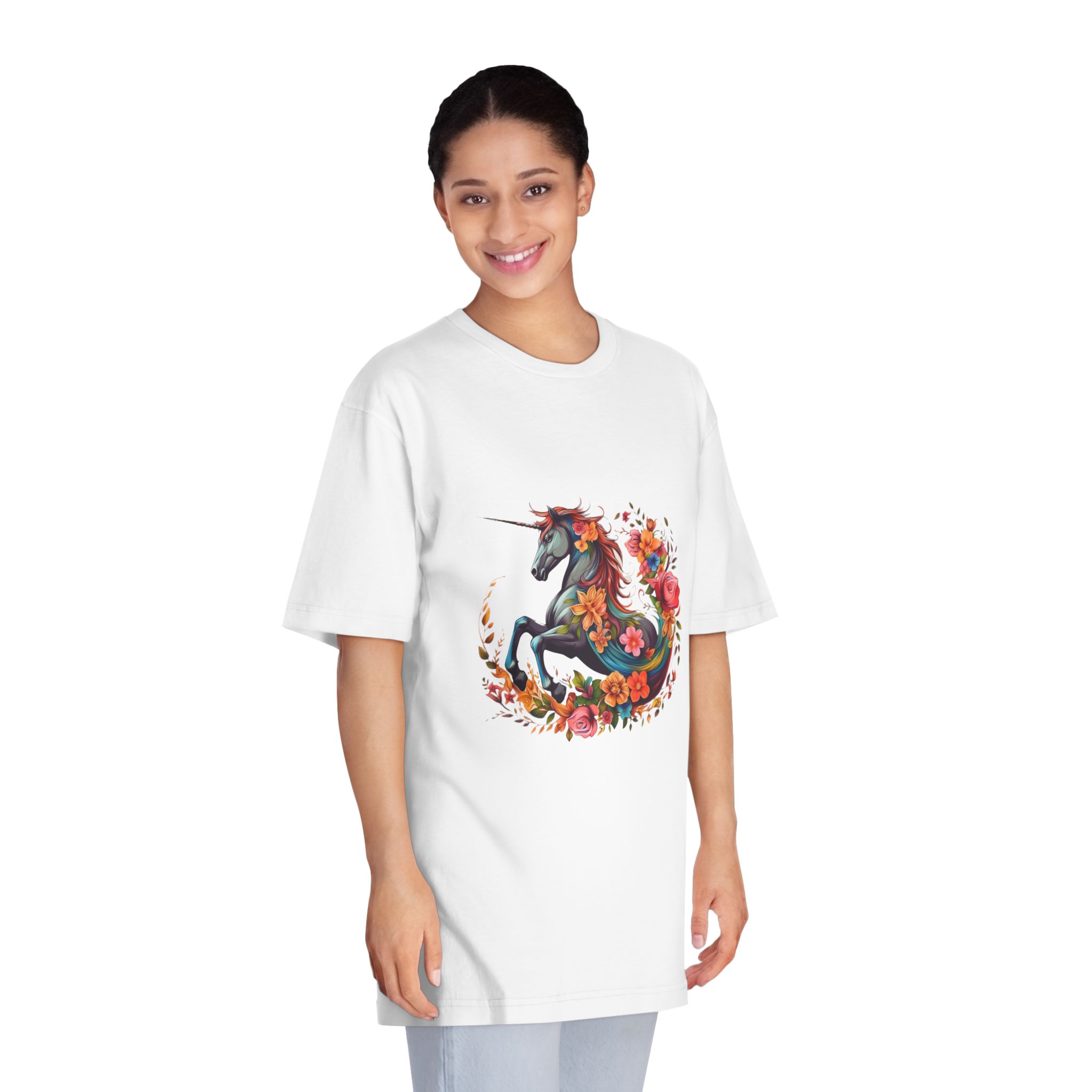 Unicorns 335 Unisex Classic Crewneck T Shirt - Image 3
