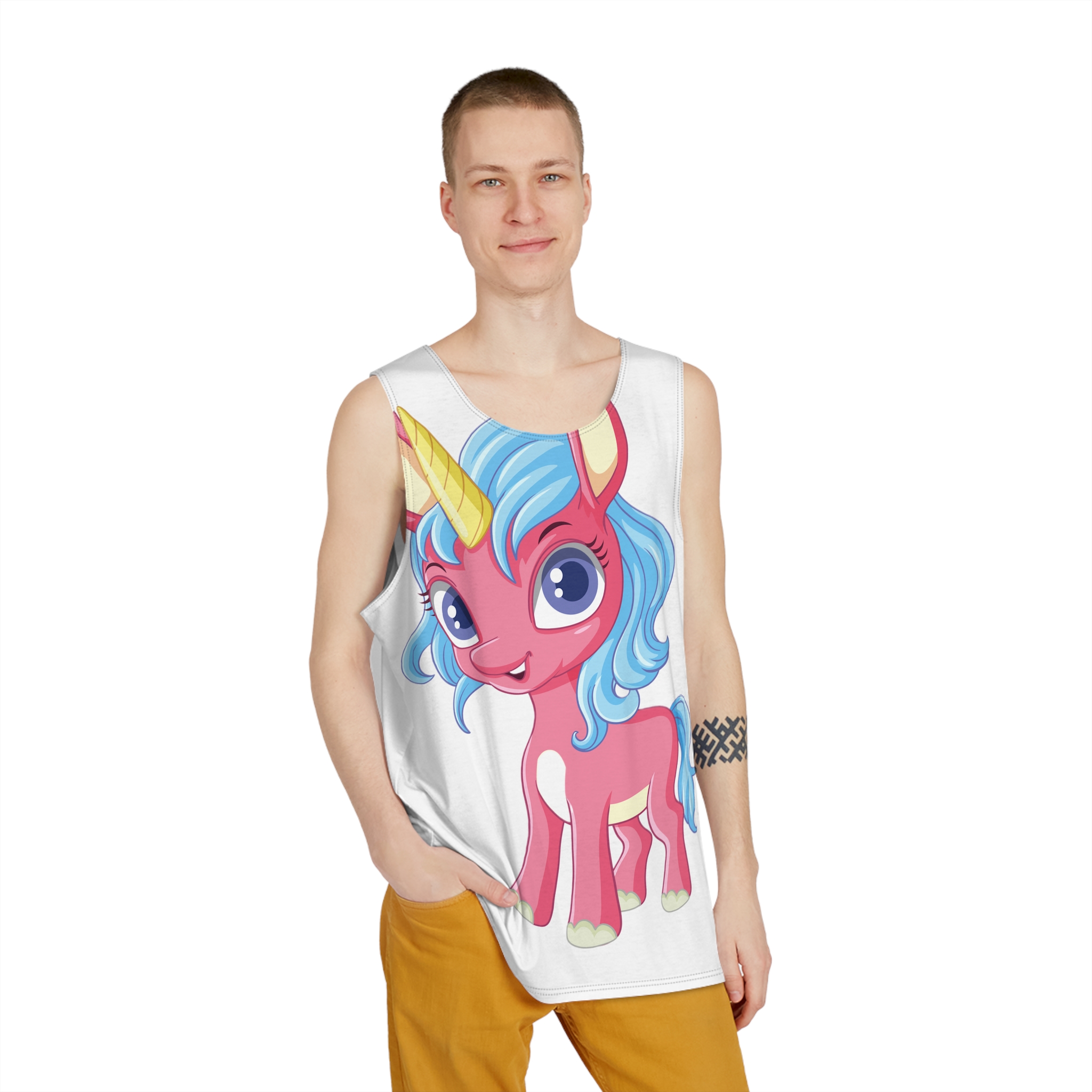 Unicorns 428 Mens Tank Aop - Image 3
