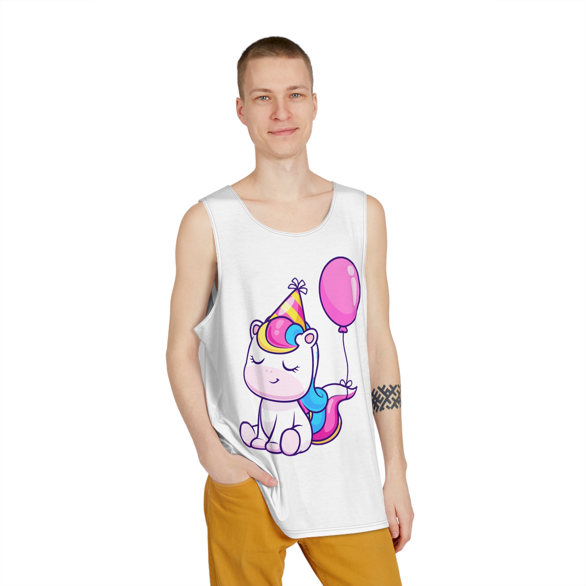 Unicorns 17 Mens Tank Aop - Image 3