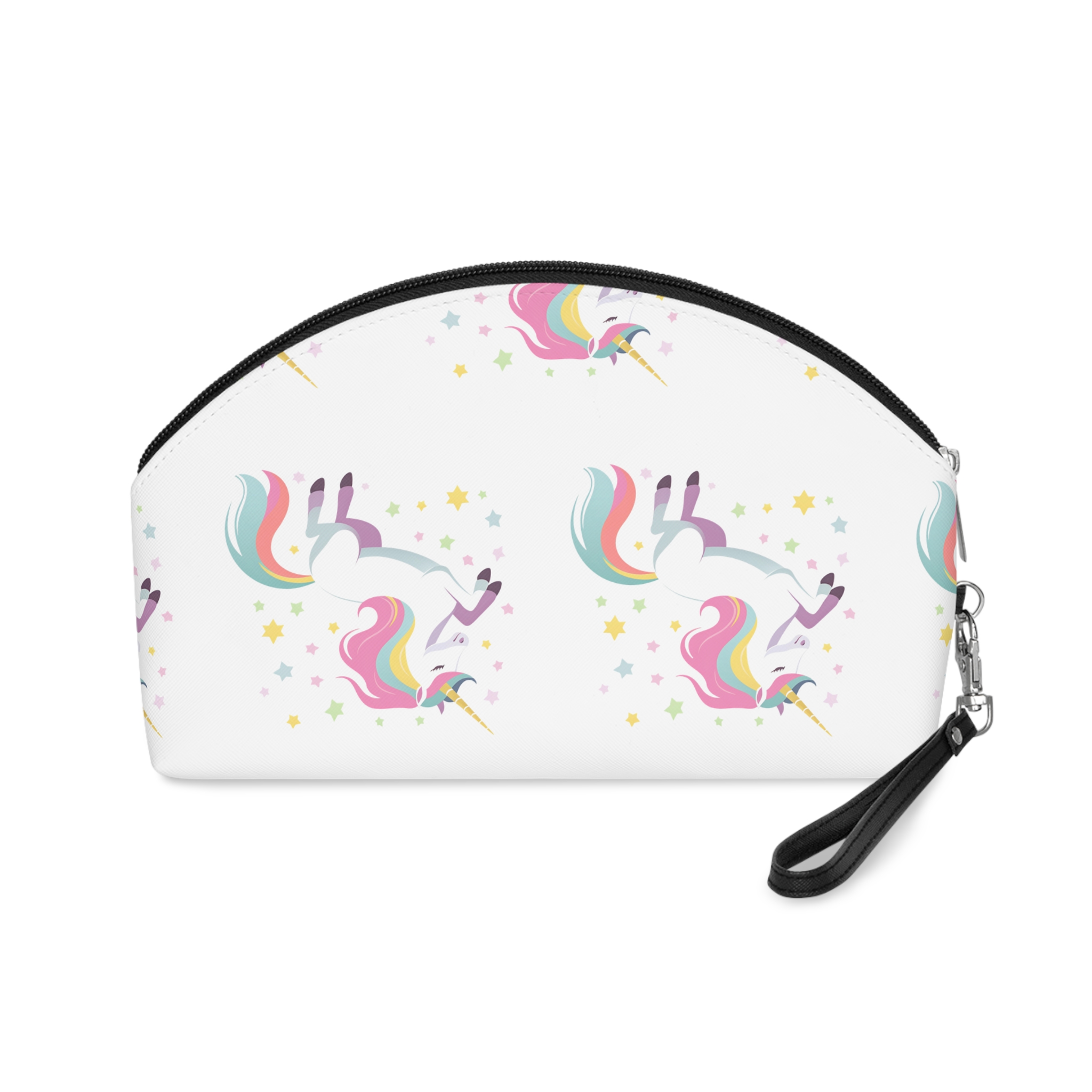 Unicorn With Stars Stars Background Generative Ai Makeup Bag - Image 2
