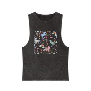 Unicorn V527 Unisex Stonewash Tank Top