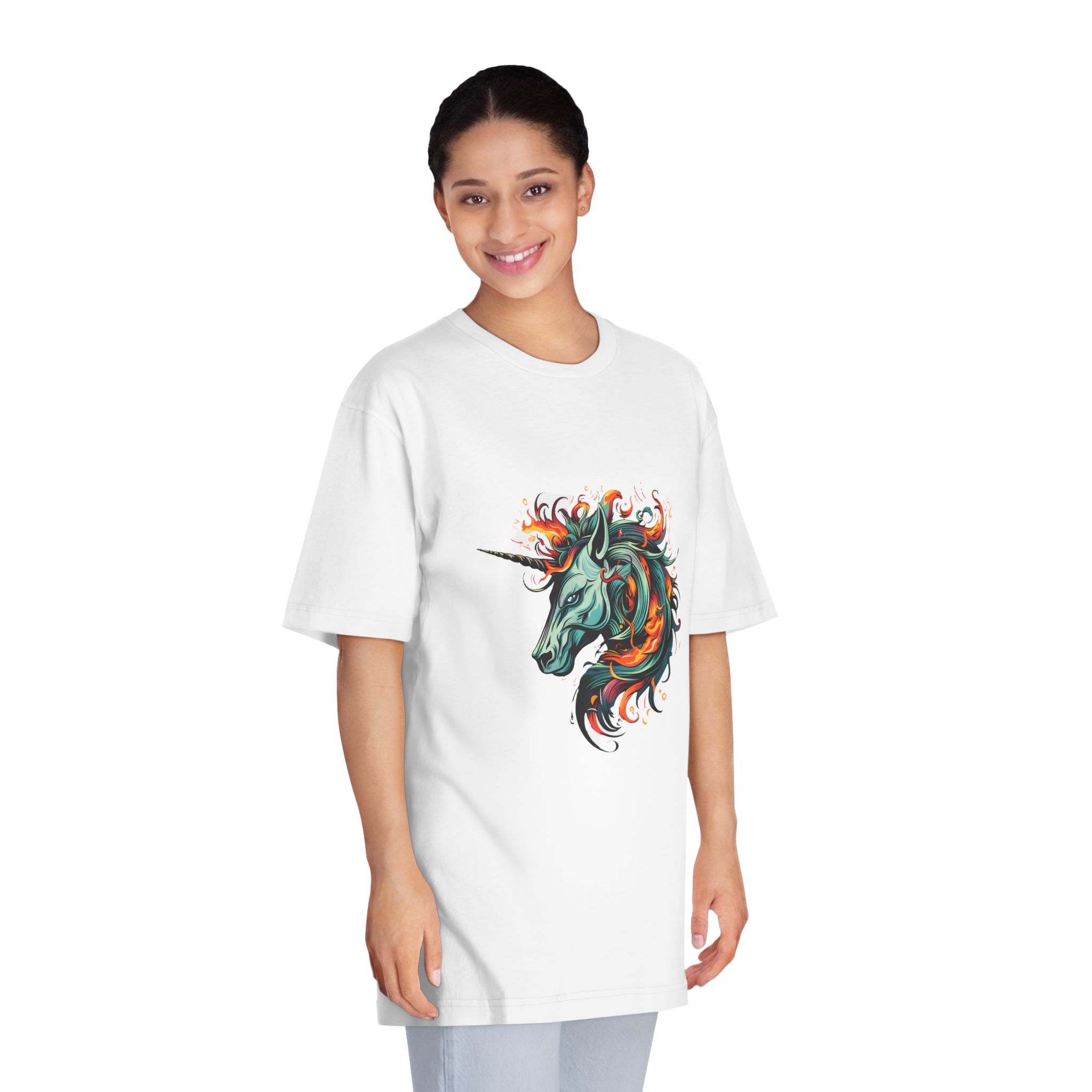 Unicorns 380 Unisex Classic Crewneck T Shirt - Image 3