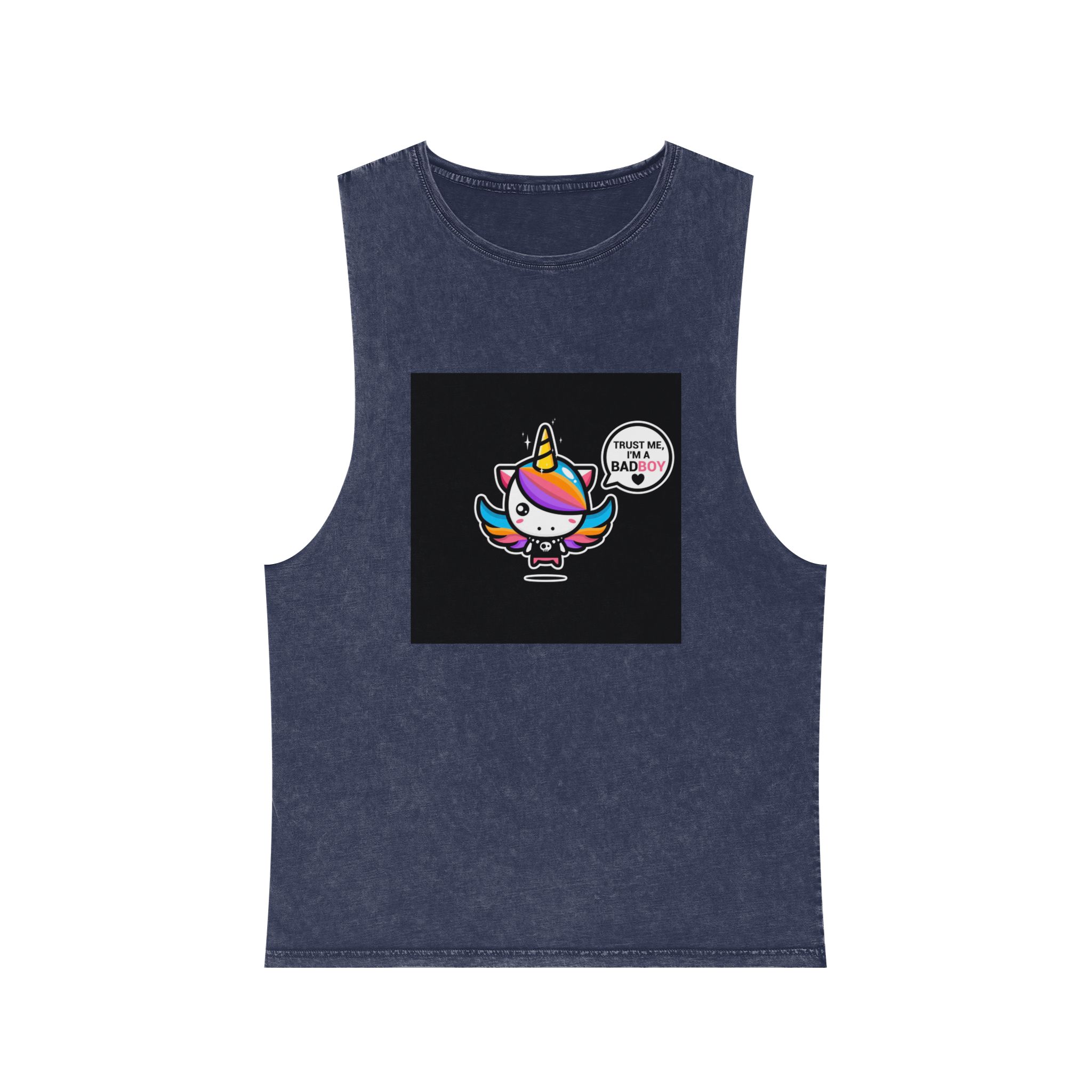 Cool Bad Boy Unisex Stonewash Tank Top - Image 13