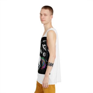 Astronaut Unicorn Mens Tank Aop