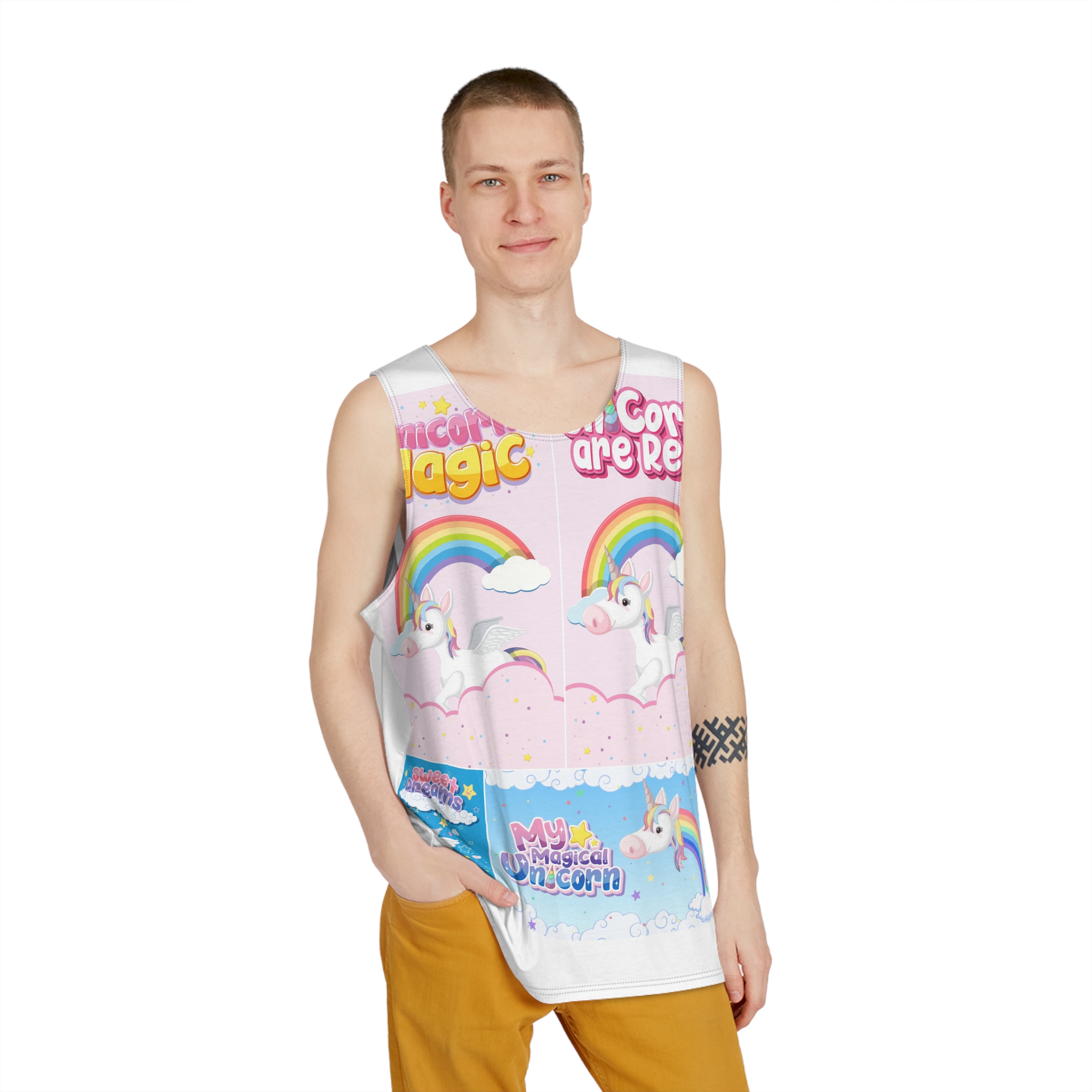 Unicorn V499 Mens Tank Aop - Image 3