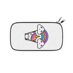 Cute Unicorn Mascot Design (3) Passport Wallet