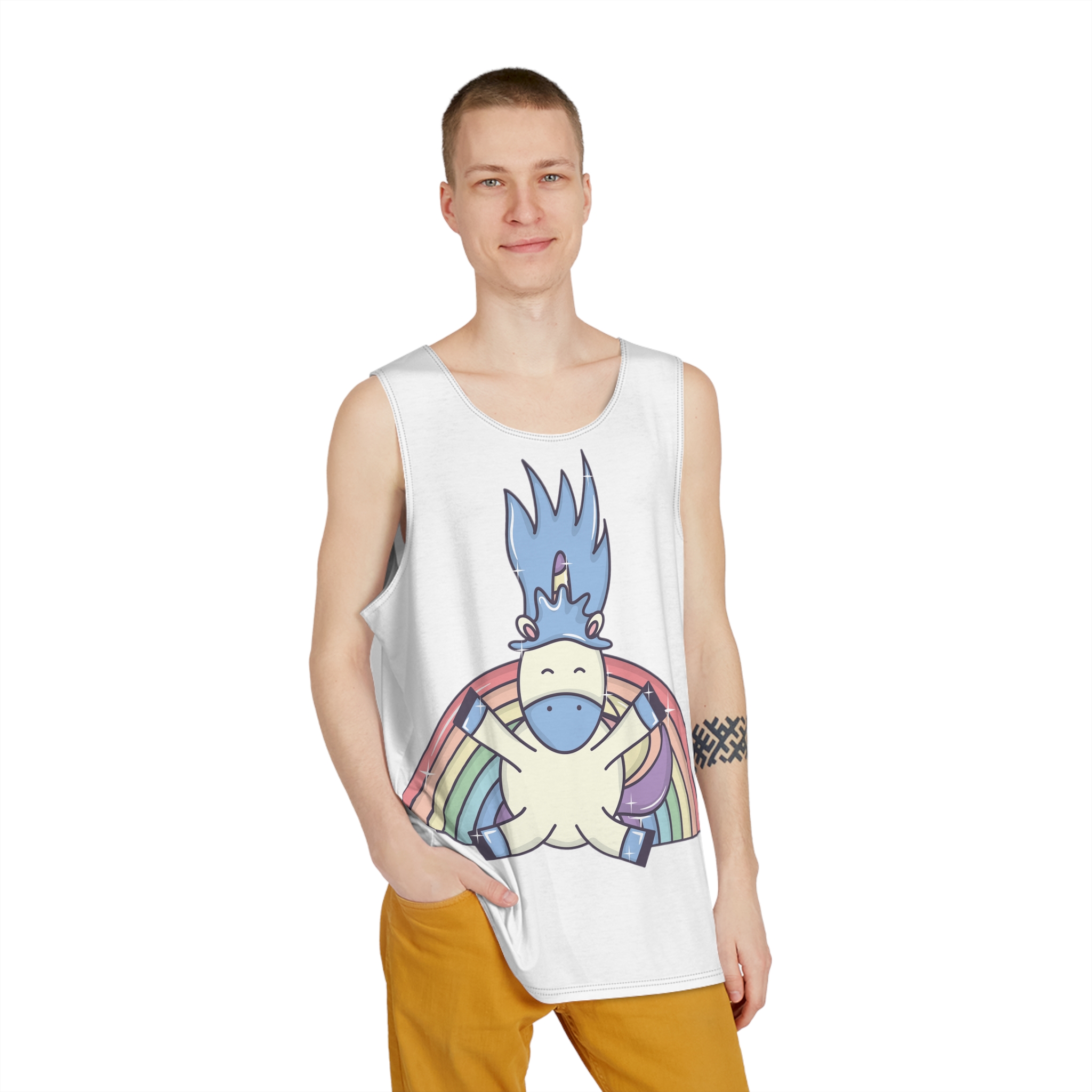 Unicorns 103 Mens Tank Aop - Image 3