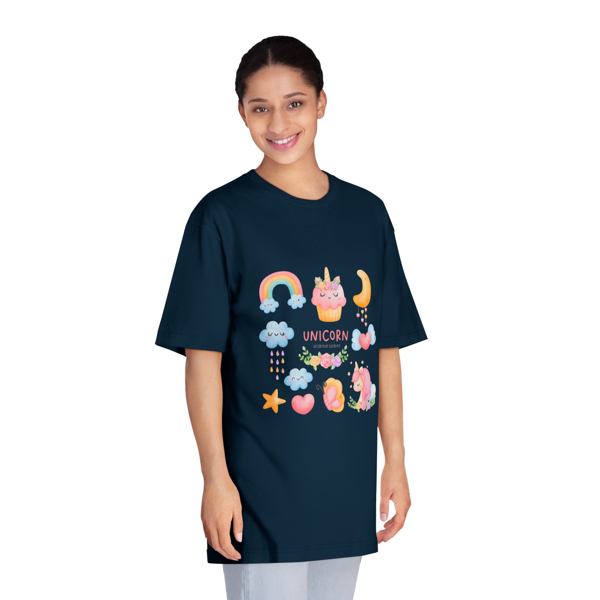 Unicorn V550 Unisex Classic Crewneck T Shirt - Image 19