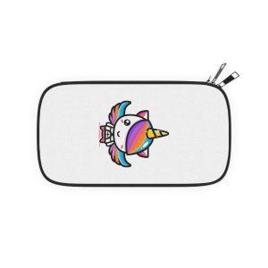 Cute Unicorn Mascot Design (4) Passport Wallet