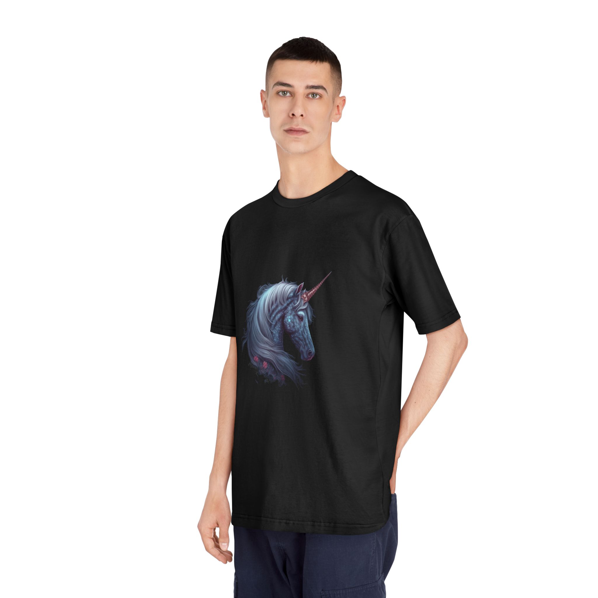 Mystic Unicorn Unisex Classic Crewneck T Shirt - Image 8