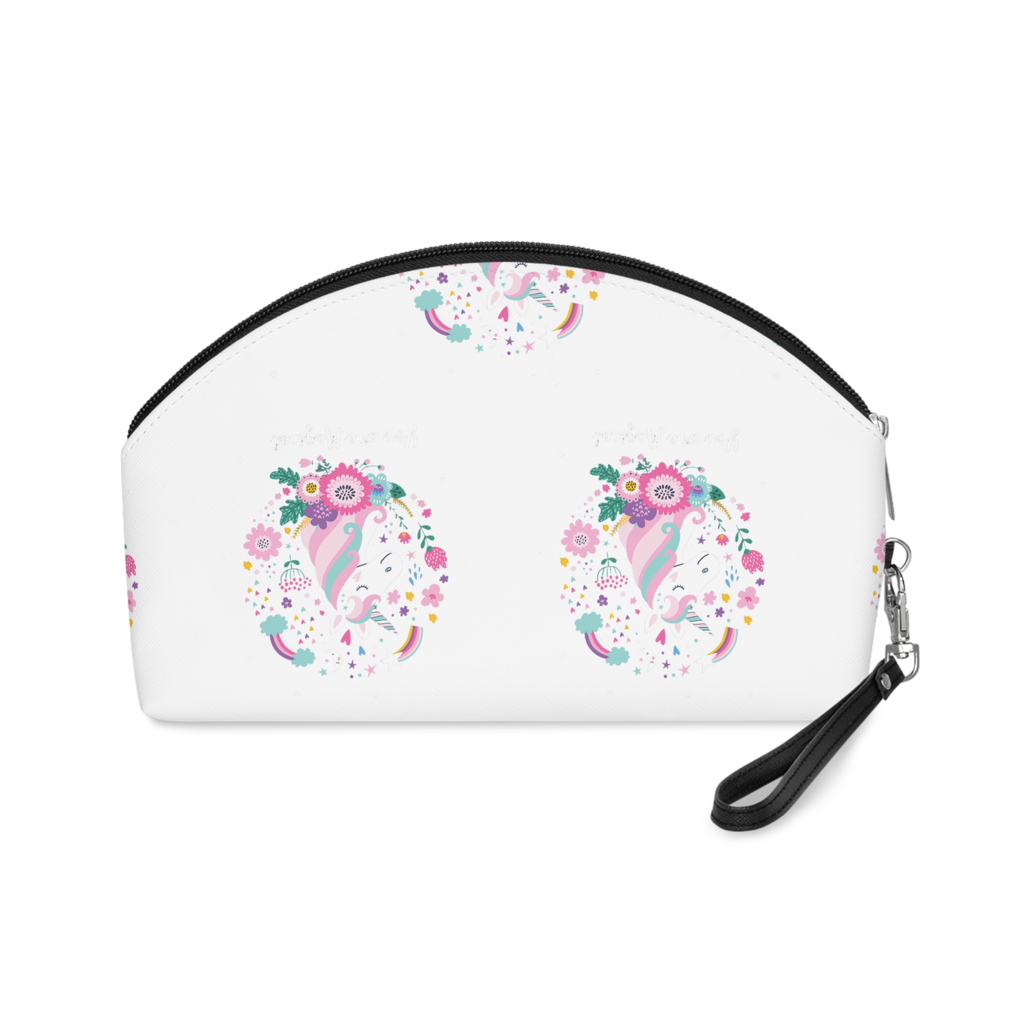 Unicorn Head August 3 181408 Makeup Bag - Image 2