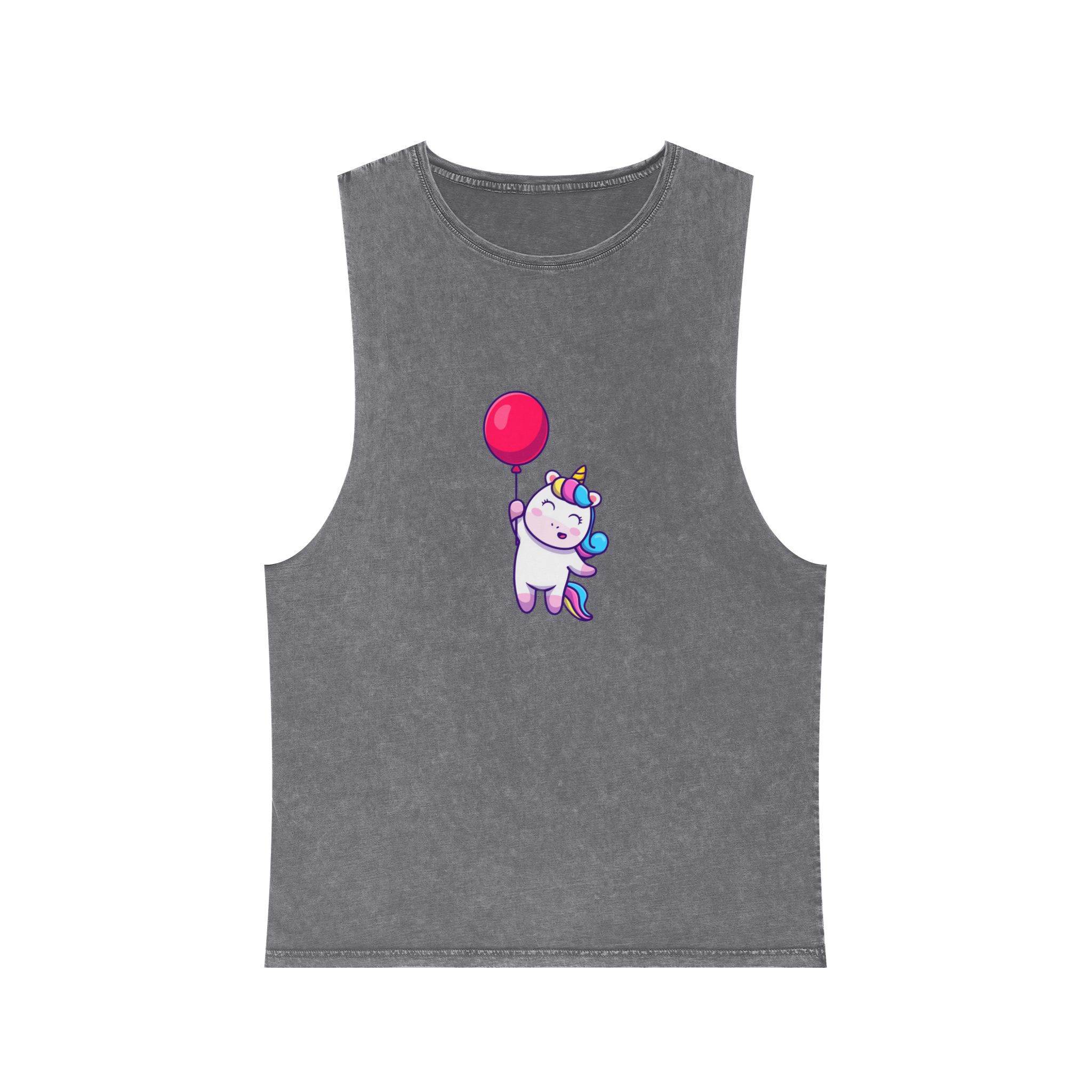Unicorn V505 Copia Unisex Stonewash Tank Top - Image 9