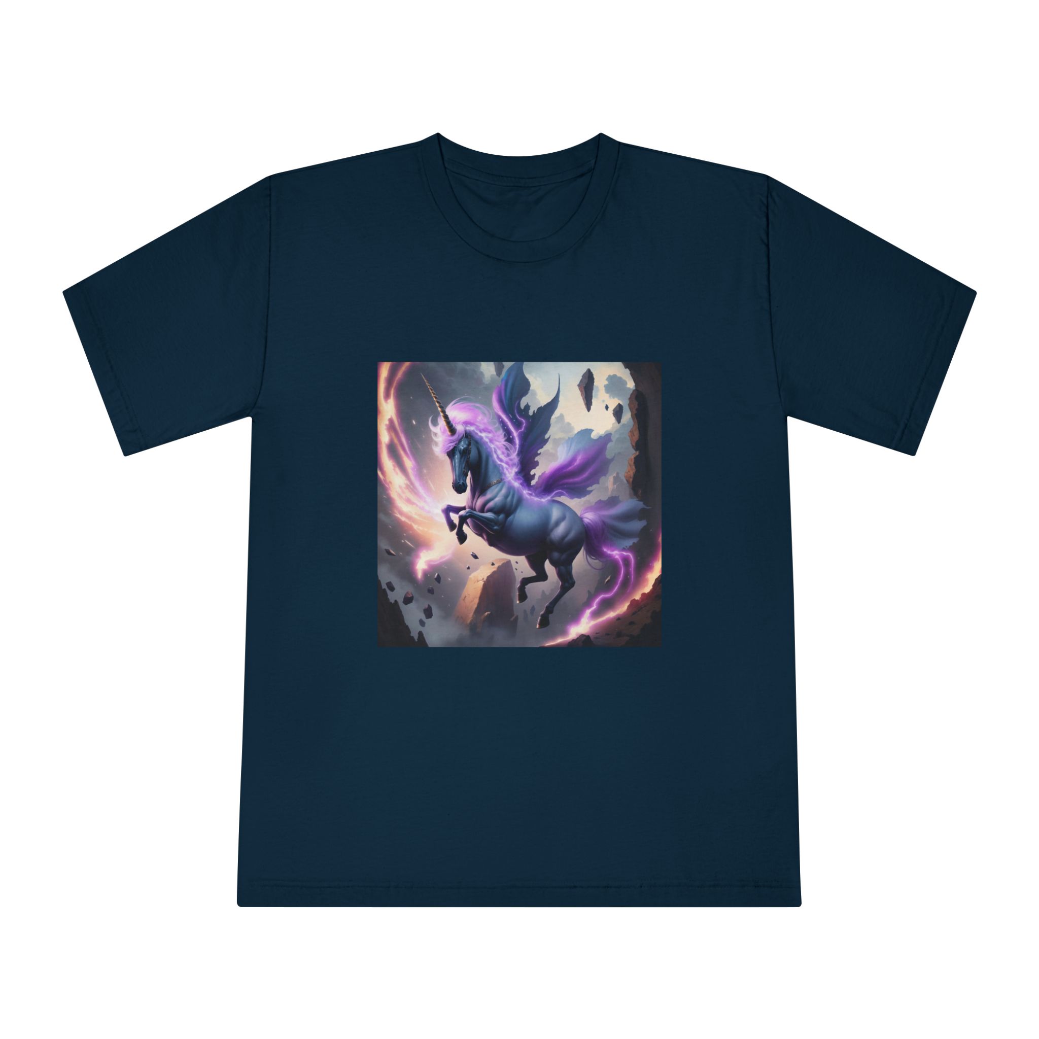 Unicorn Painting Unisex Classic Crewneck T Shirt - Image 17