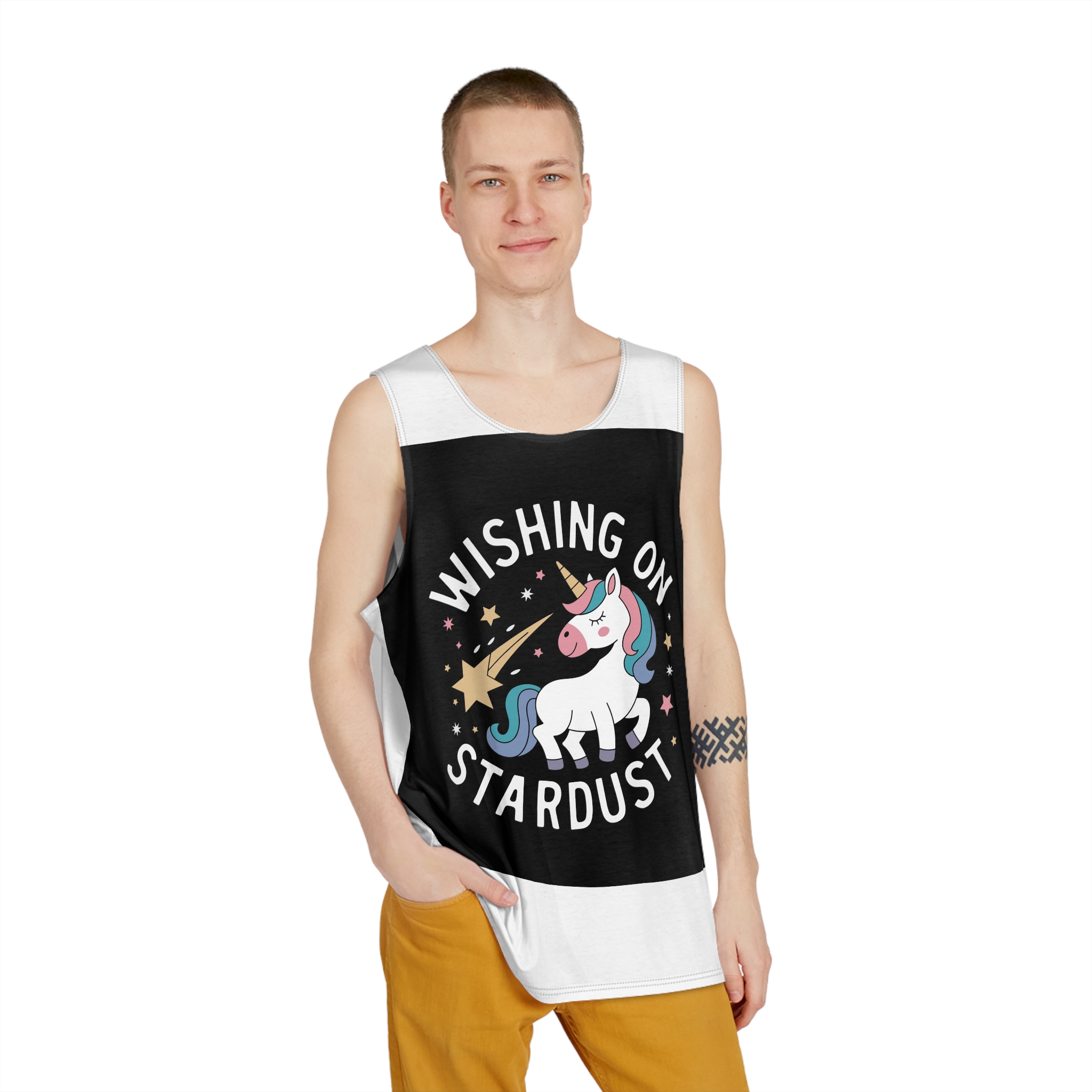 Wishing On Stardust 1 Mens Tank Aop - Image 3