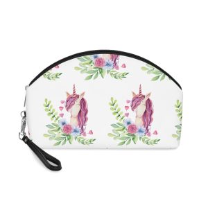 Watercolor Cute Unicorn Makeup Bag