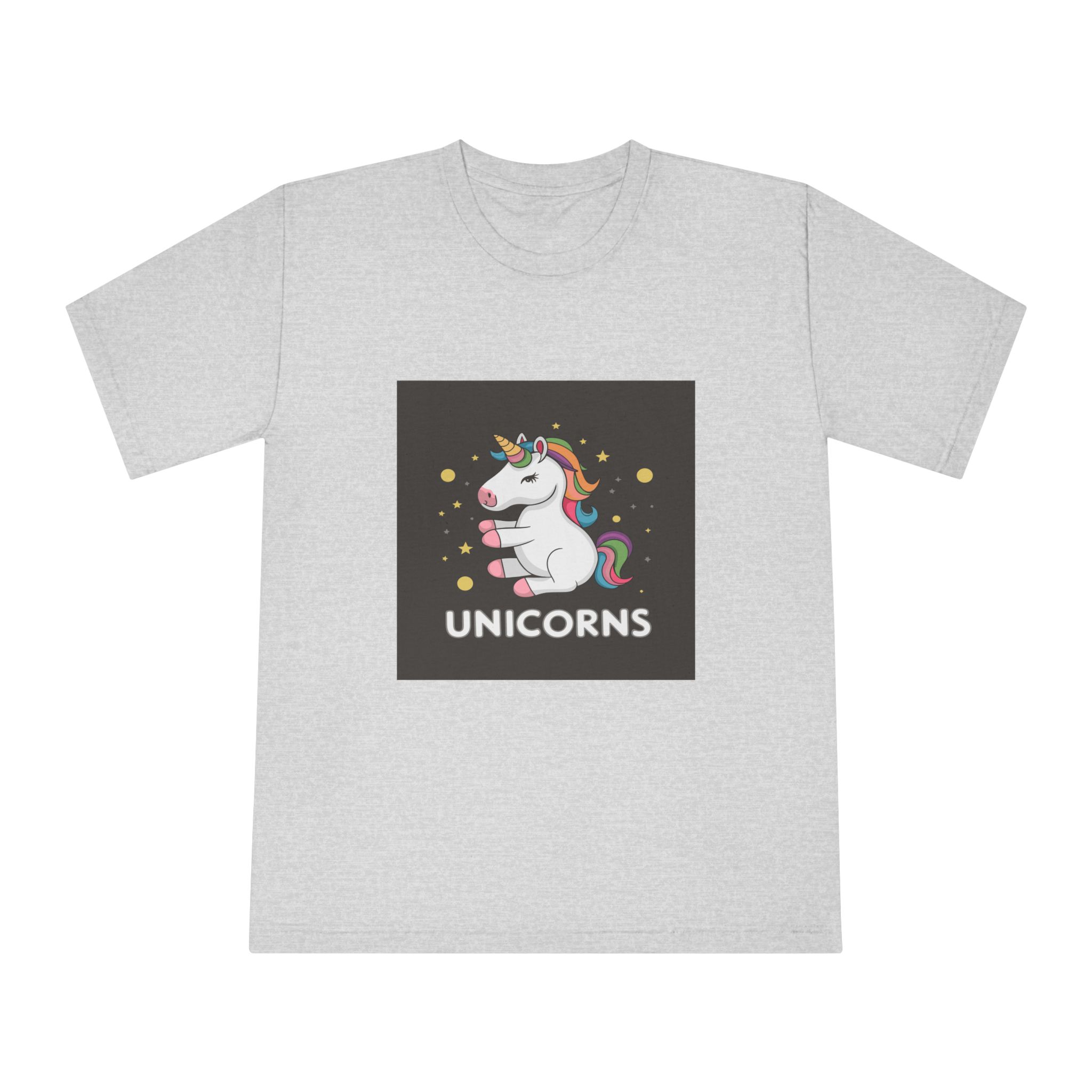 Cute Unicorn Illustration T Shirt Design Unicorn Vector Unicorn Princess Cartoon Vector Unisex Classic Crewneck T Shirt - Image 13