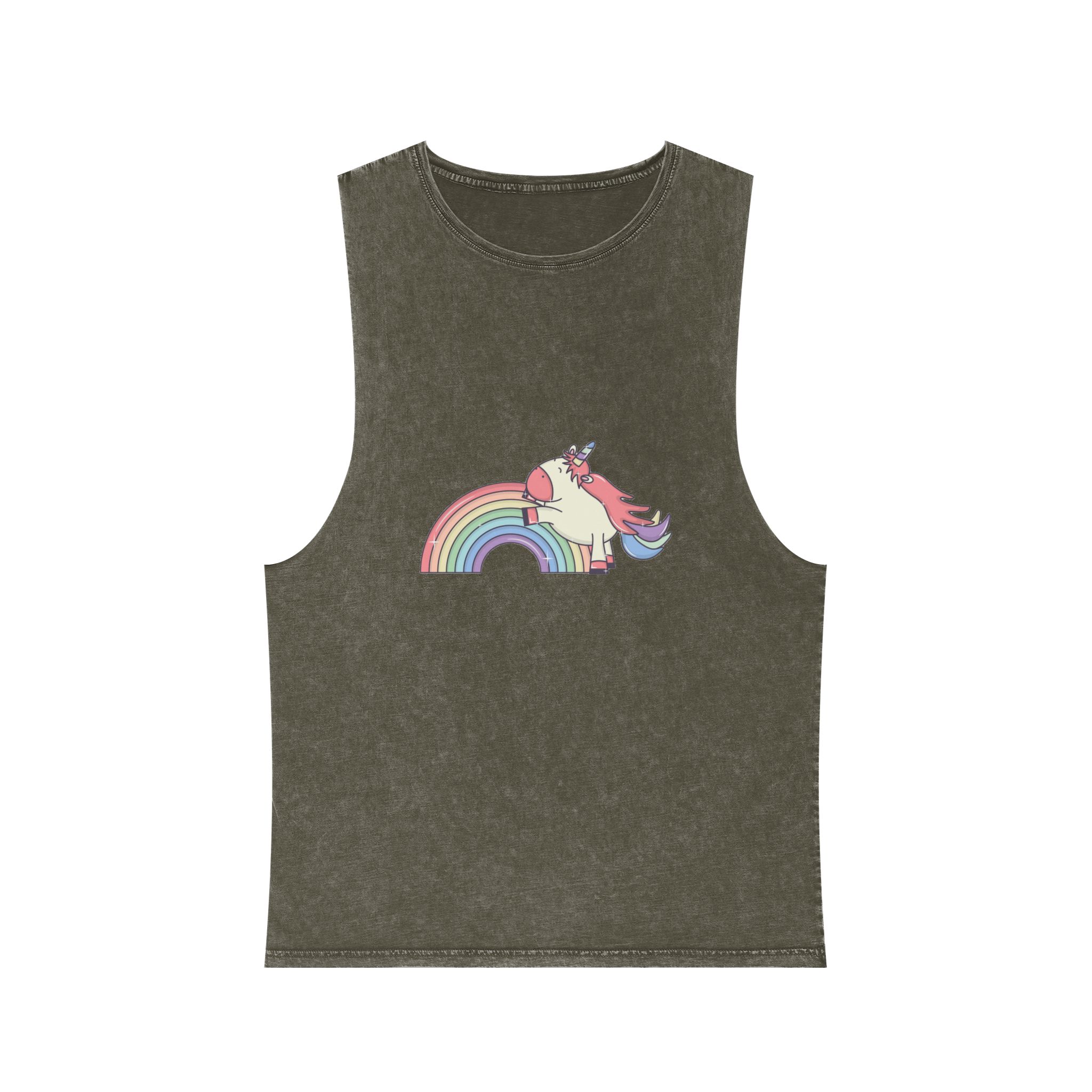 Unicorn V338 Unisex Stonewash Tank Top - Image 5