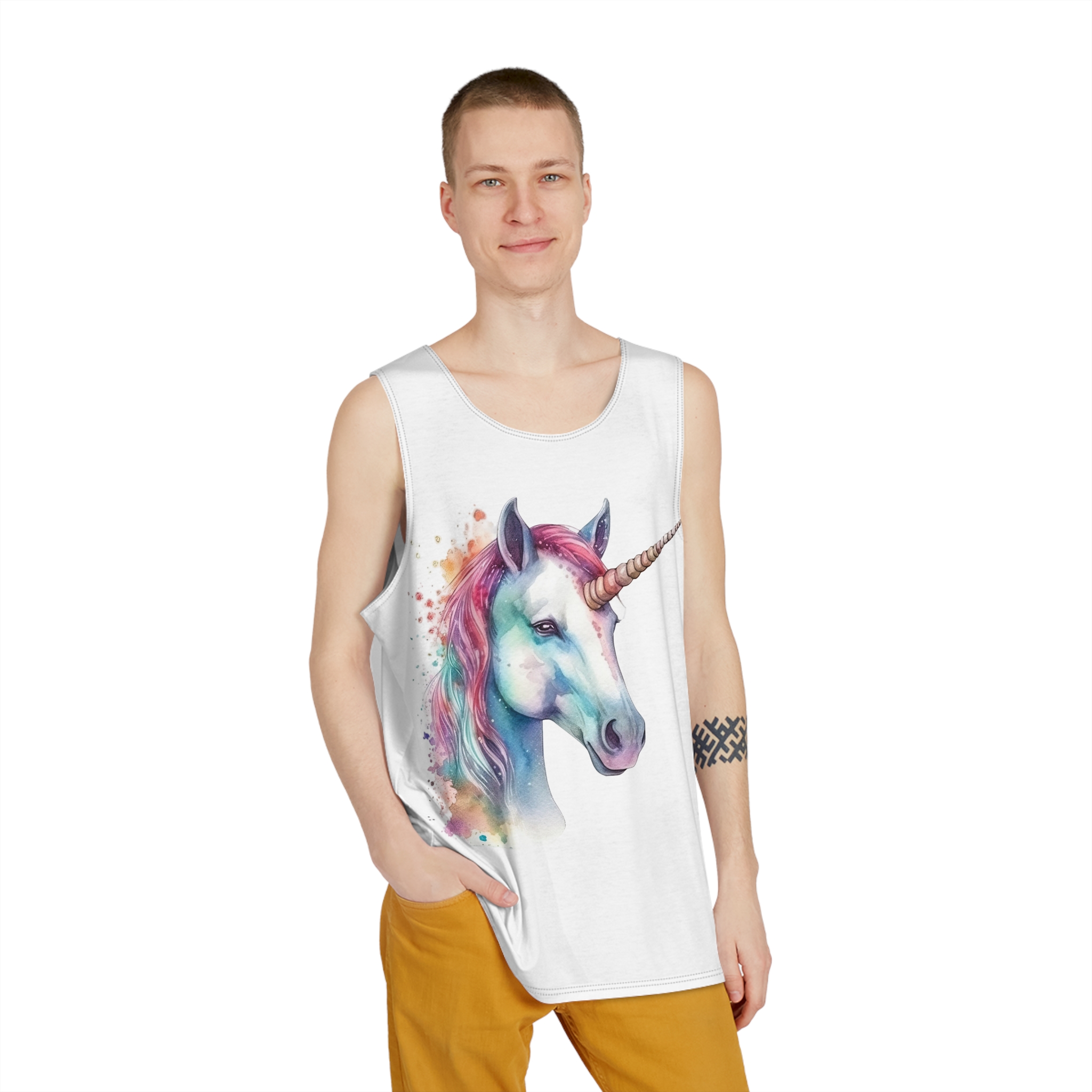 Unicorns 222 Mens Tank Aop - Image 3