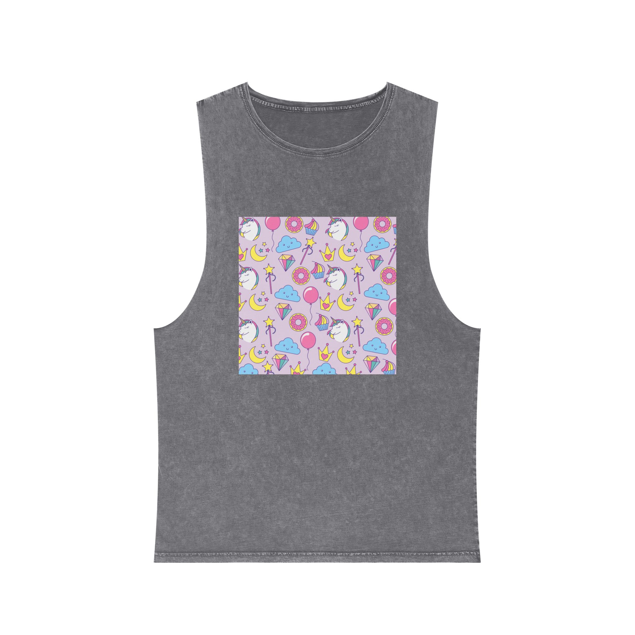 Unicorn V355 Unisex Stonewash Tank Top - Image 9