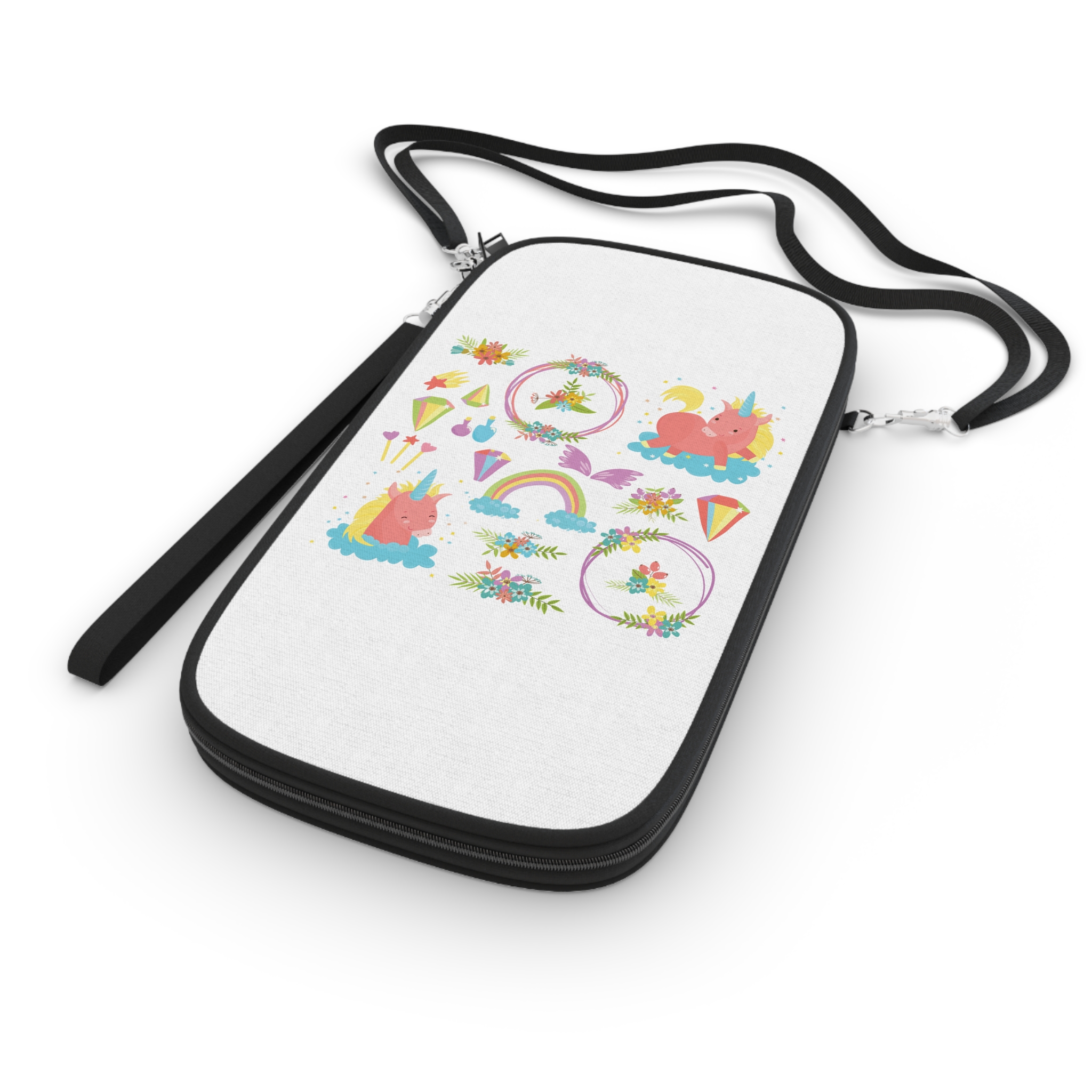 Magic Set With Unicorns Cute Horses World Dreams Dreams Passport Wallet - Image 3