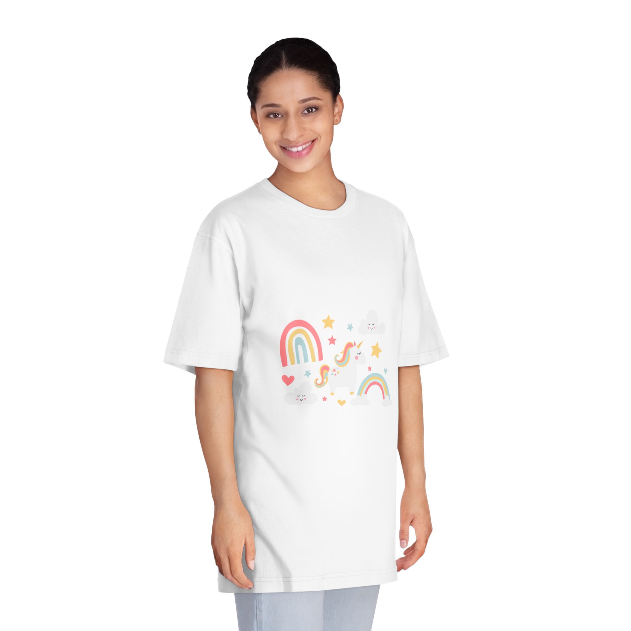 Unicorns 28 Unisex Classic Crewneck T Shirt - Image 3