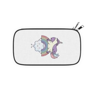 Cute Adorable Unicorn With Clouds Rainbow (1) Passport Wallet