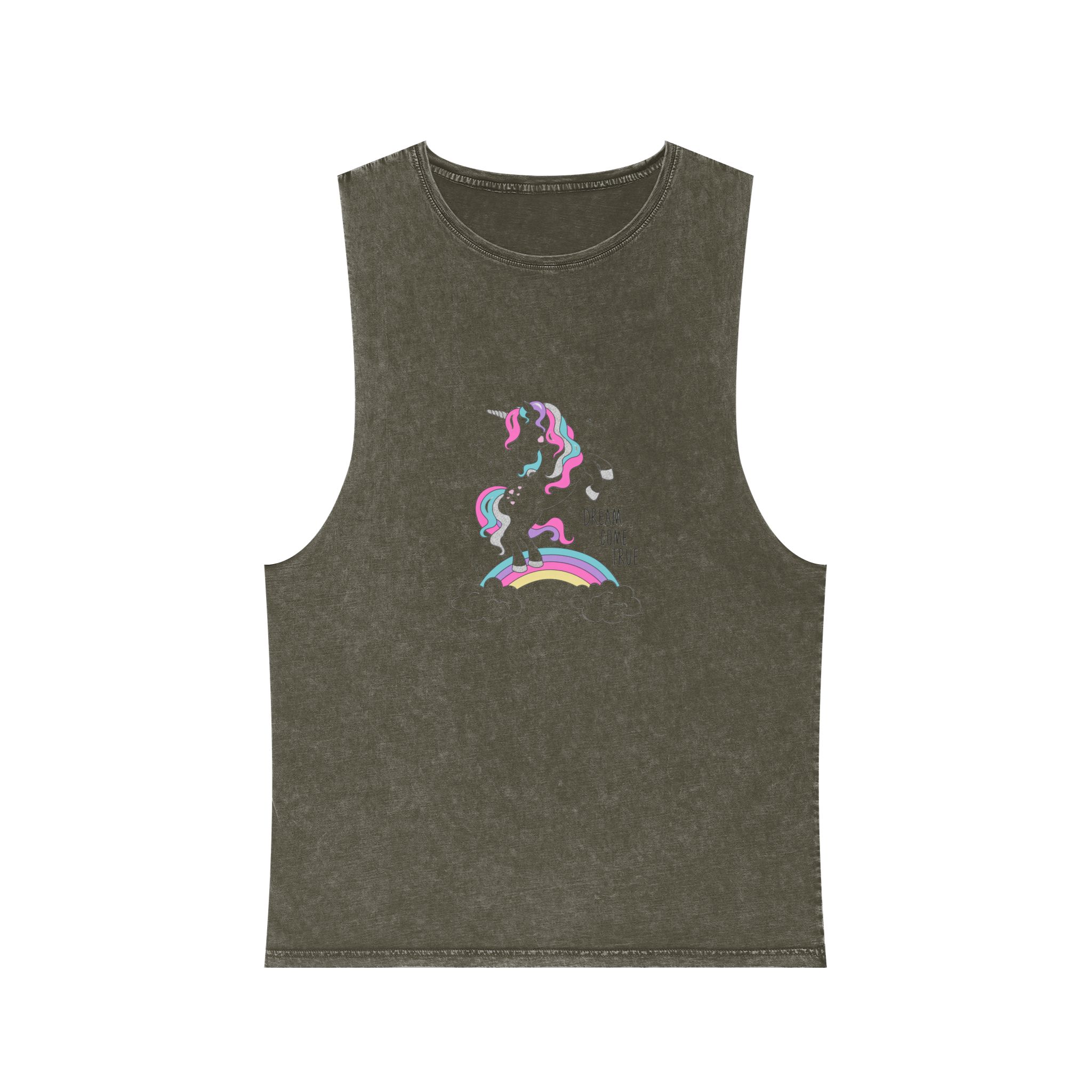 Dream Come True Copia 2 Unisex Stonewash Tank Top - Image 5