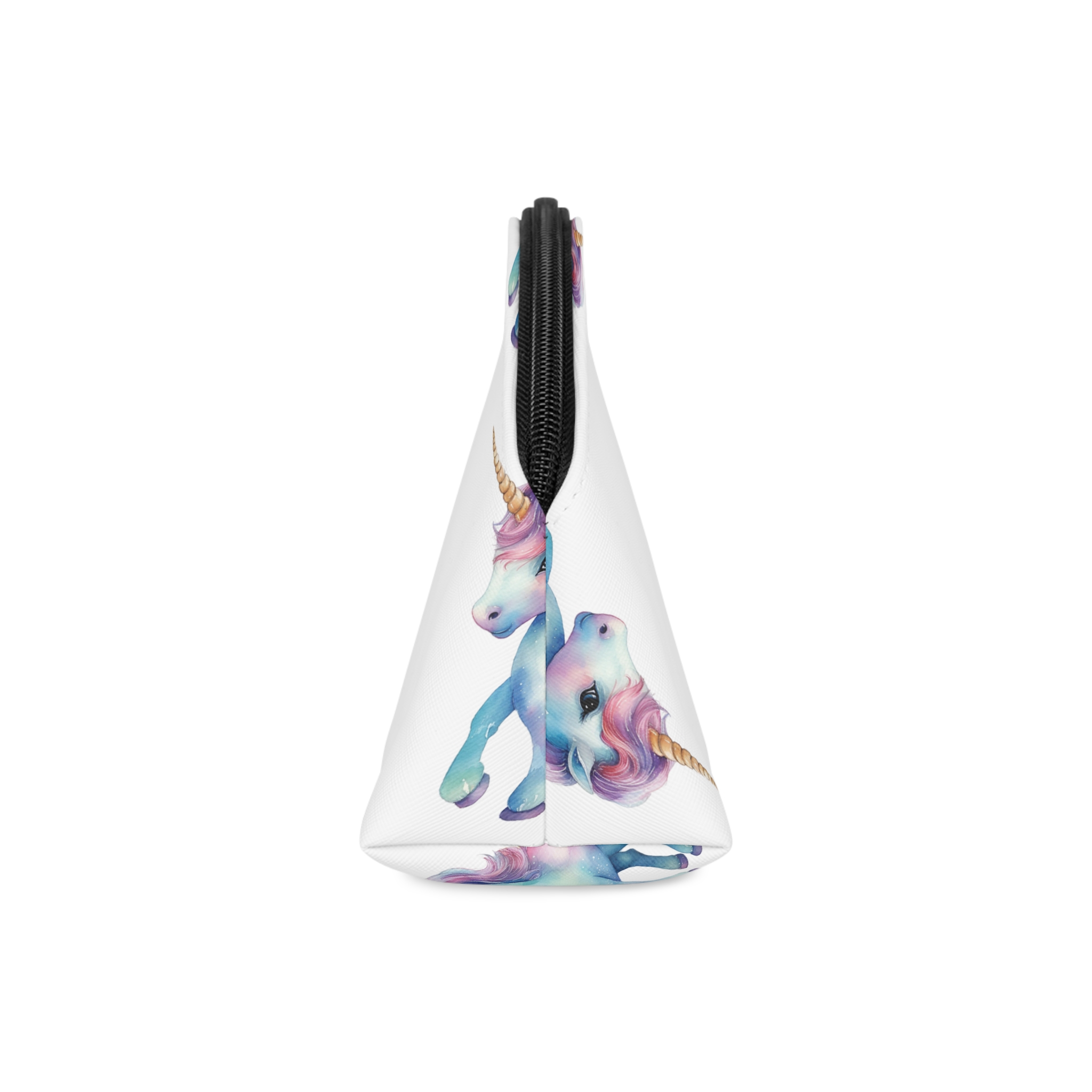Unicorn With Colorful Mane Pink Mane Generative Ai Makeup Bag - Image 4