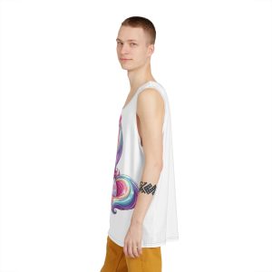 Original Design F187A0 Mens Tank Aop