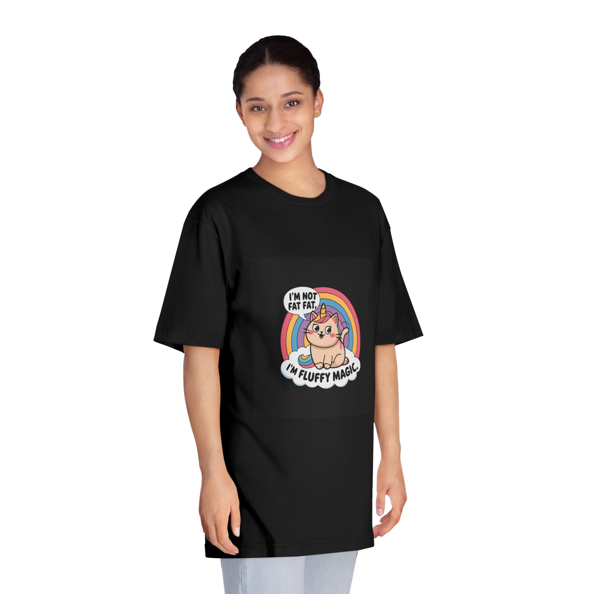 I'm Not Fat Unisex Classic Crewneck T Shirt - Image 7