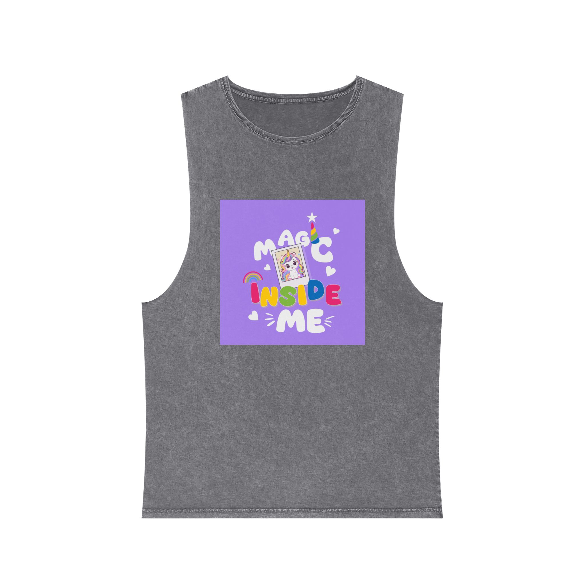 Original Design 02F2E7 Unisex Stonewash Tank Top - Image 9