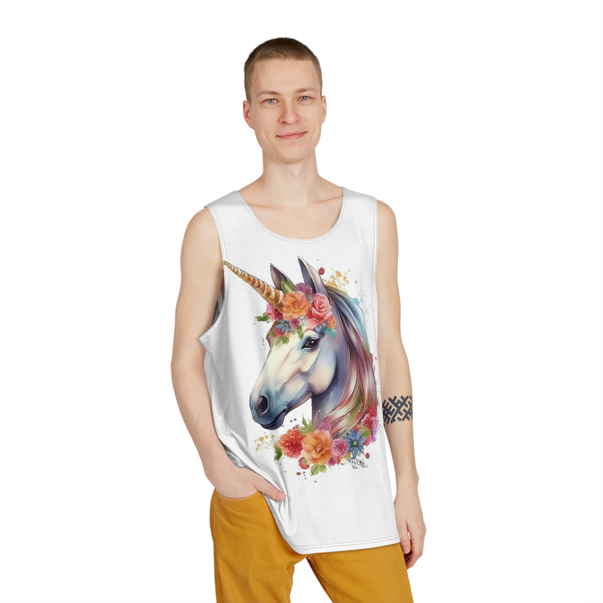 Unicorns 182 Mens Tank Aop - Image 3