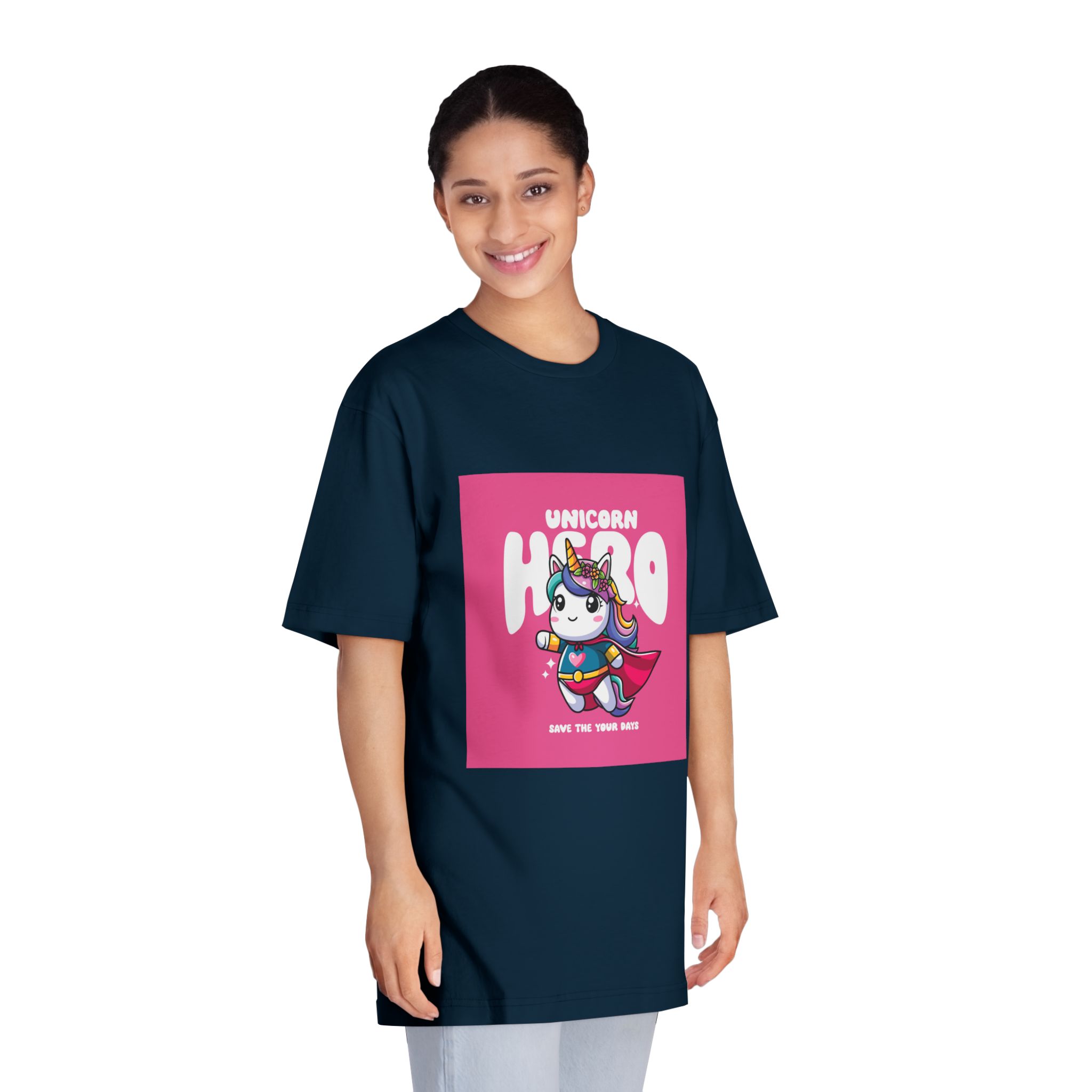 Unicorn Hero Unisex Classic Crewneck T Shirt - Image 19