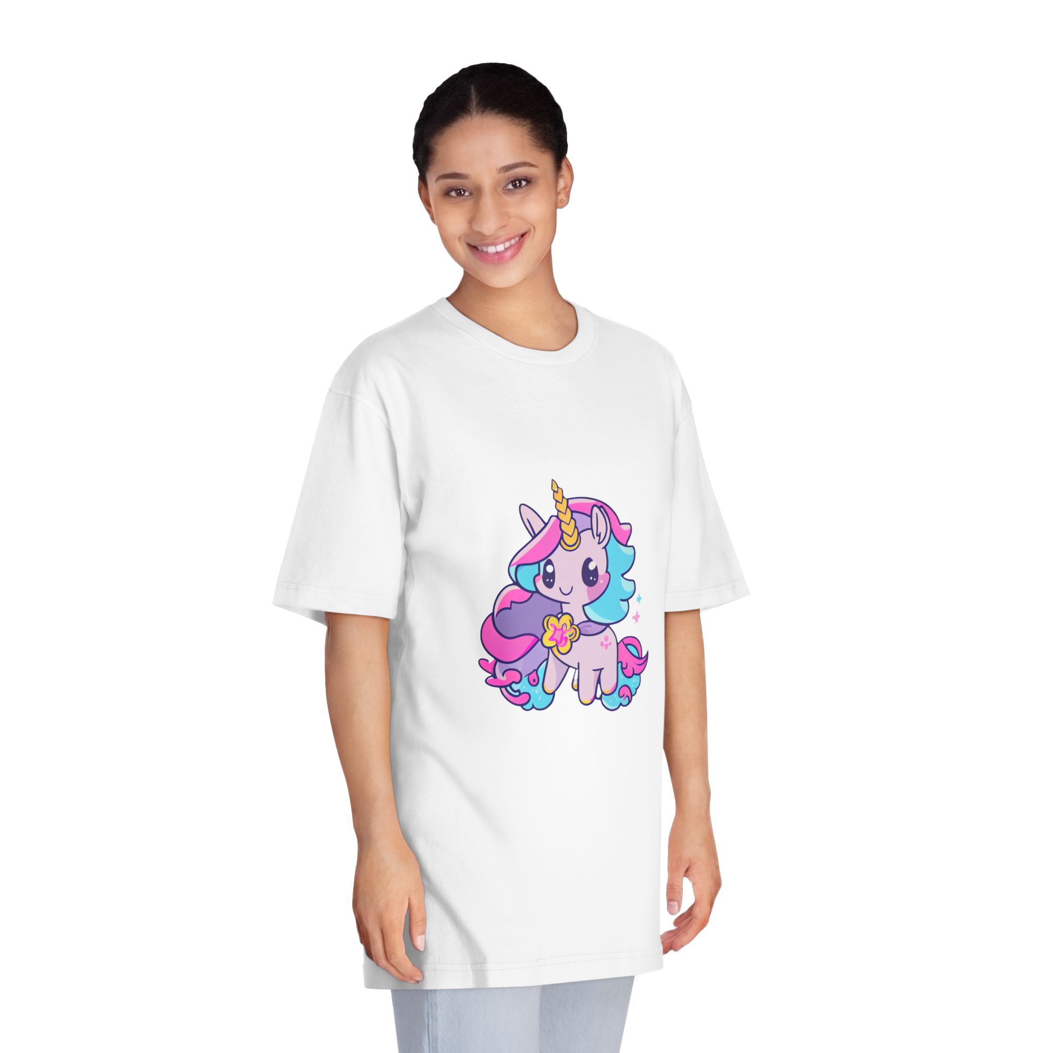 Unicorns 246 Unisex Classic Crewneck T Shirt - Image 3