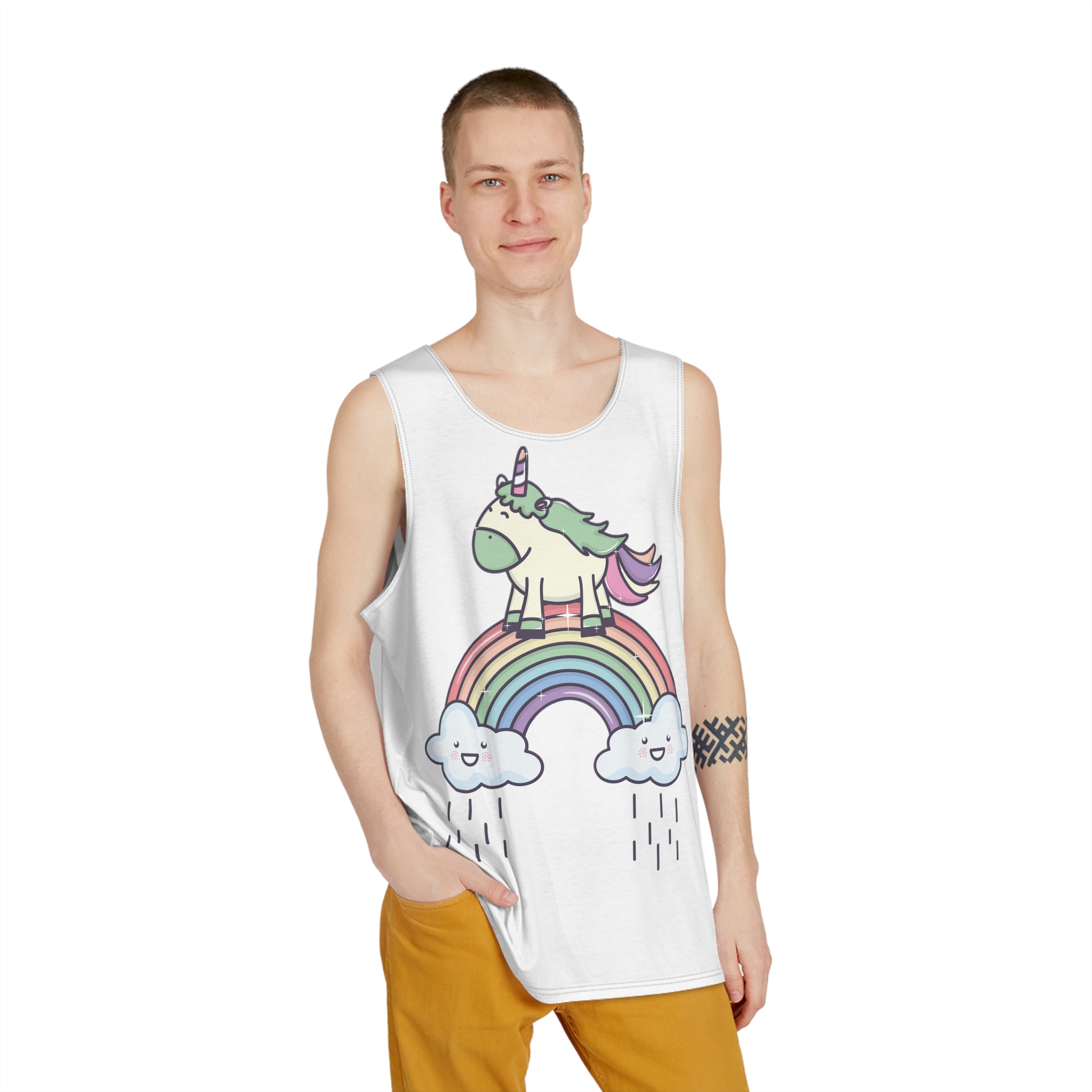 Unicorns 108 Mens Tank Aop - Image 3