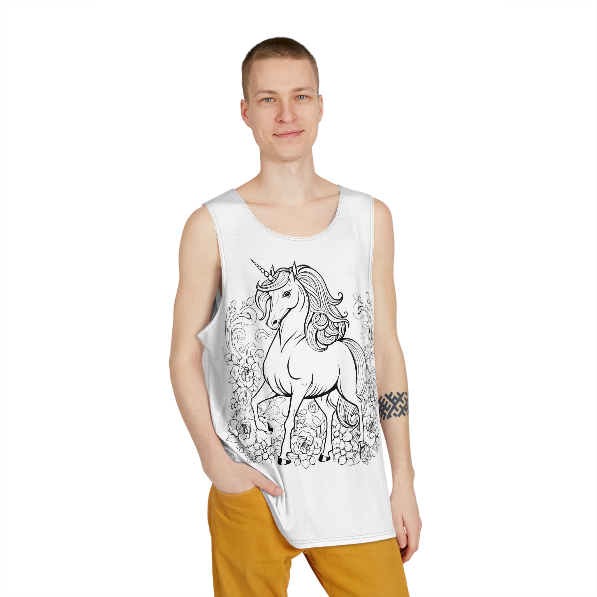 Unicorn V915 Mens Tank Aop - Image 3