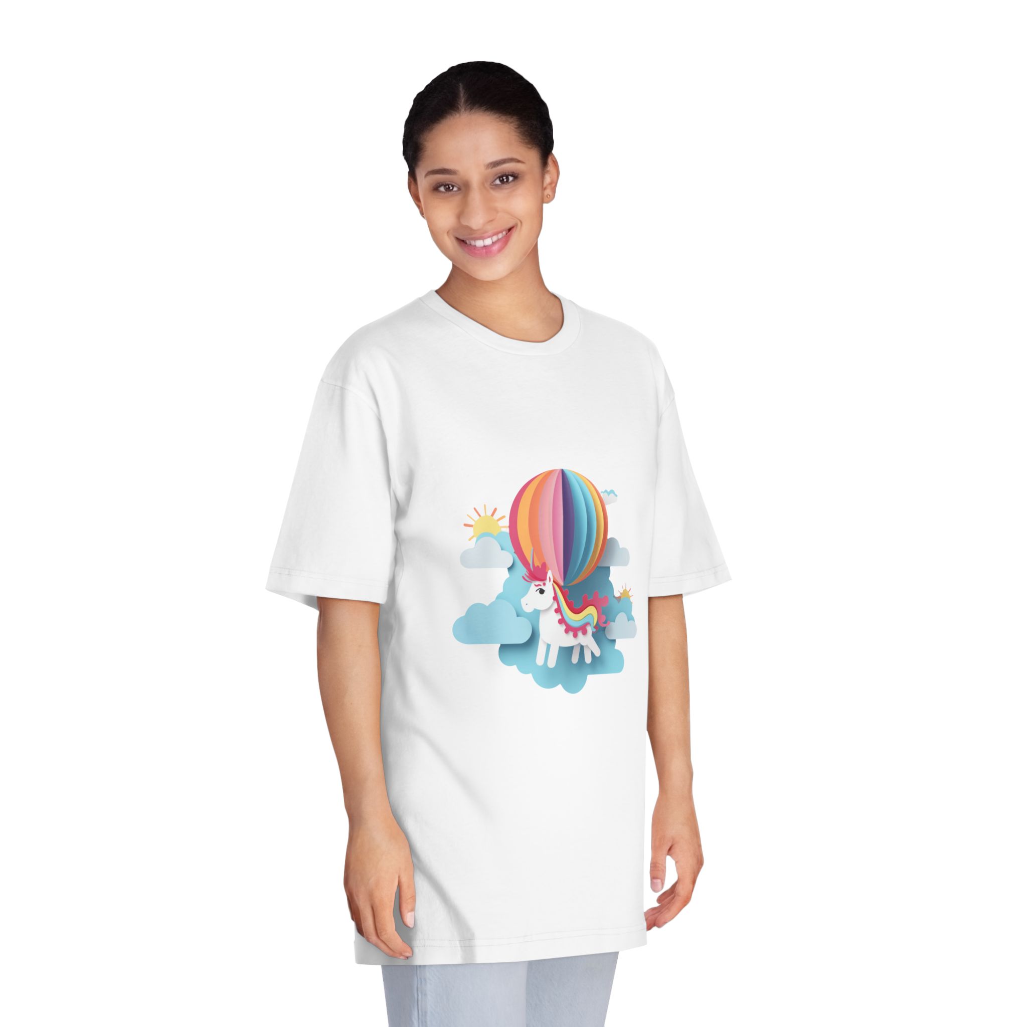 Unicorns 422 Unisex Classic Crewneck T Shirt - Image 3