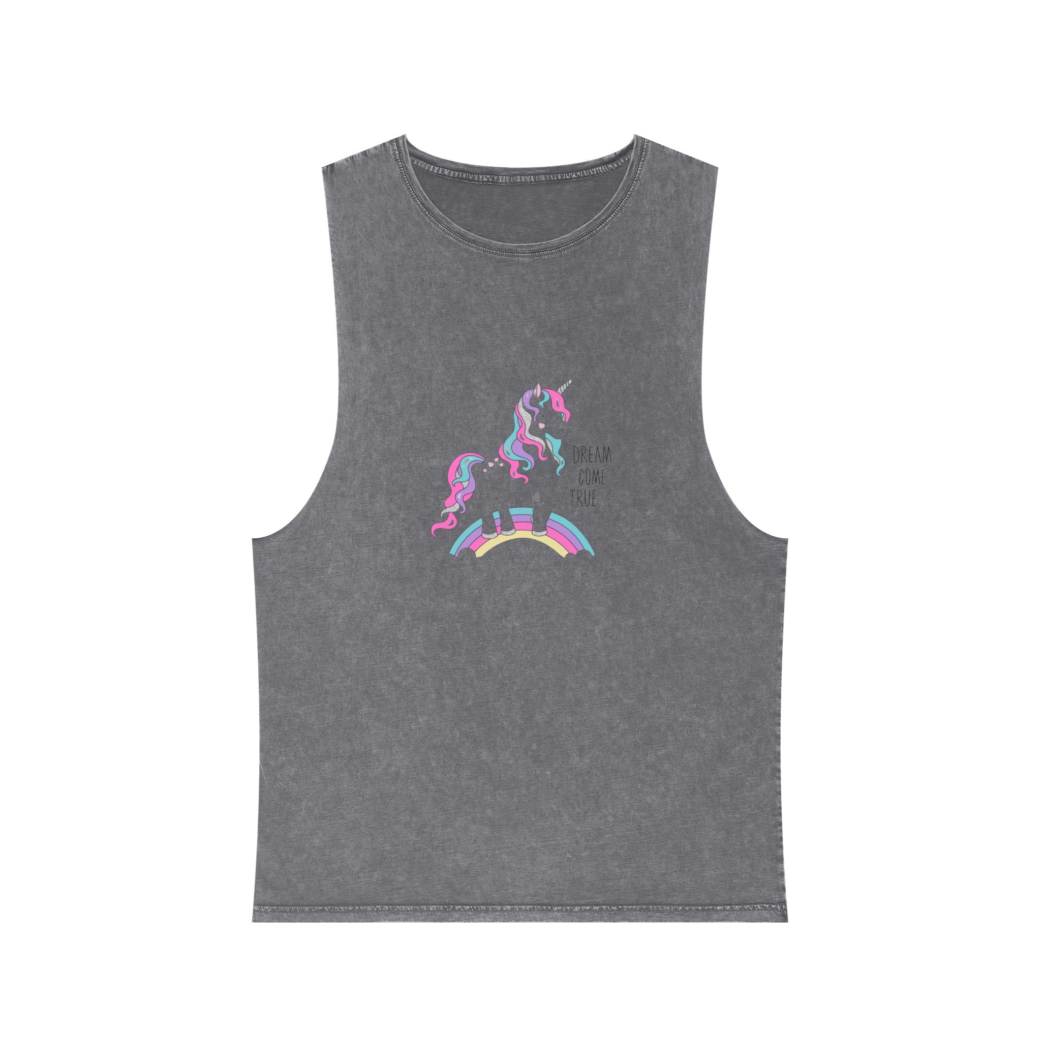 Unicorn V374 Unisex Stonewash Tank Top - Image 9