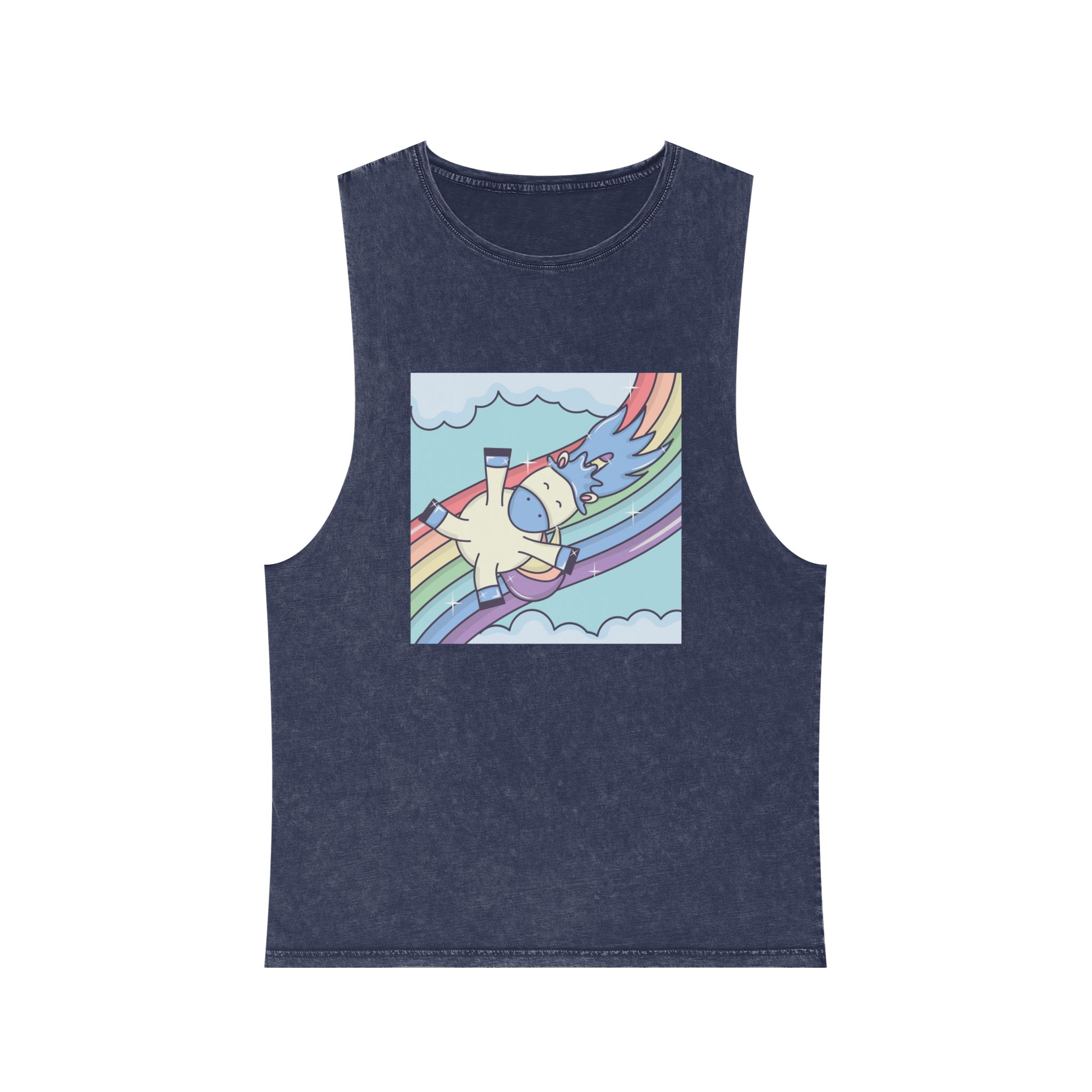 Unicorn V352 Unisex Stonewash Tank Top - Image 13