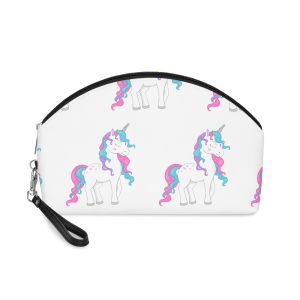 Unicorn Drawing Fashion Illustration Drawing Modern Style Clothes Glitter Unicorn Shining Makeup Bag