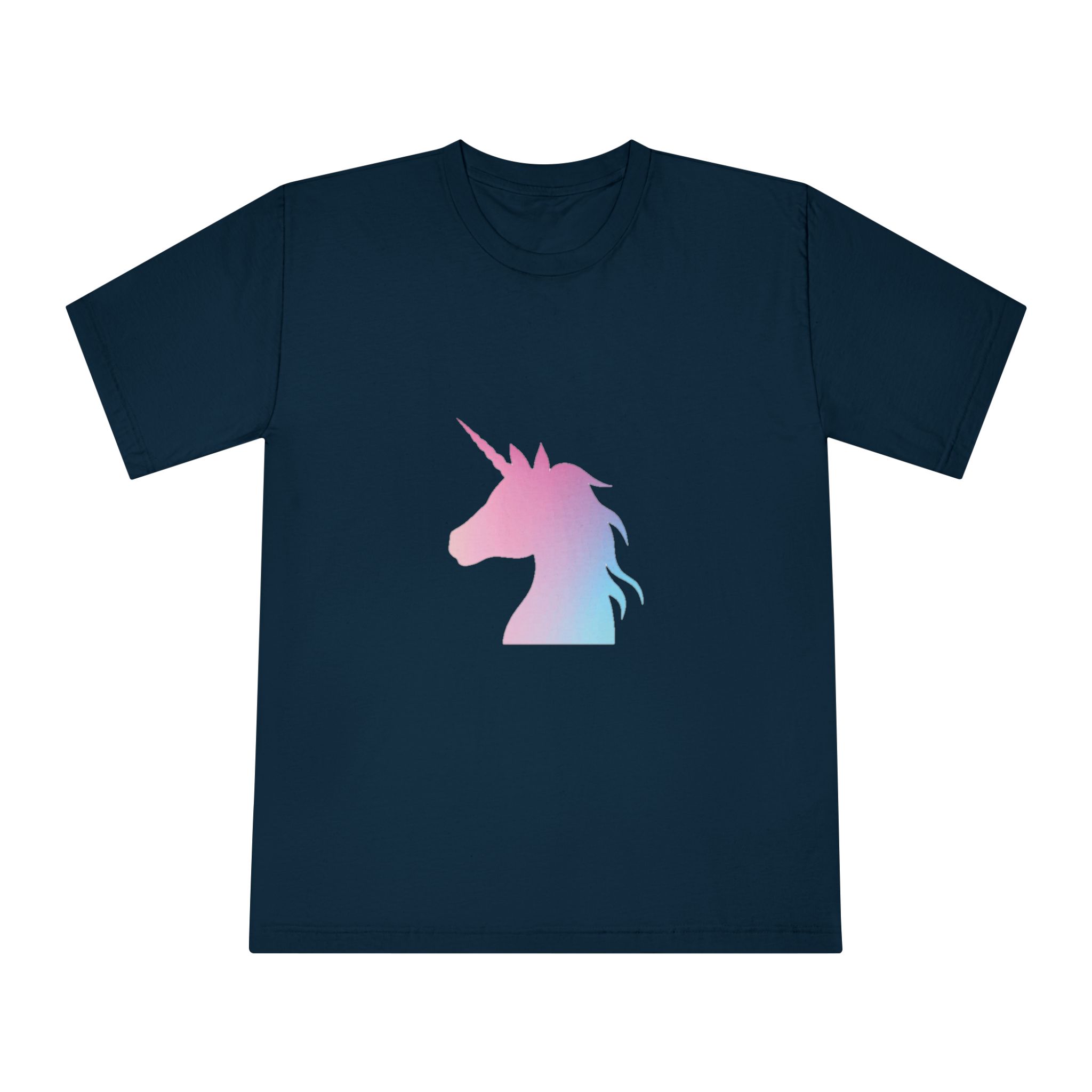 Pastel Unicorn Silhouette Art Unisex Classic Crewneck T Shirt - Image 17