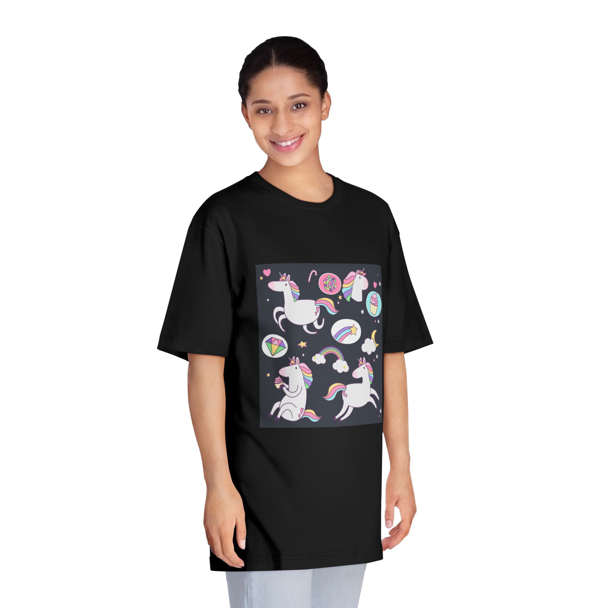 Unicorn V8 Unisex Classic Crewneck T Shirt - Image 7