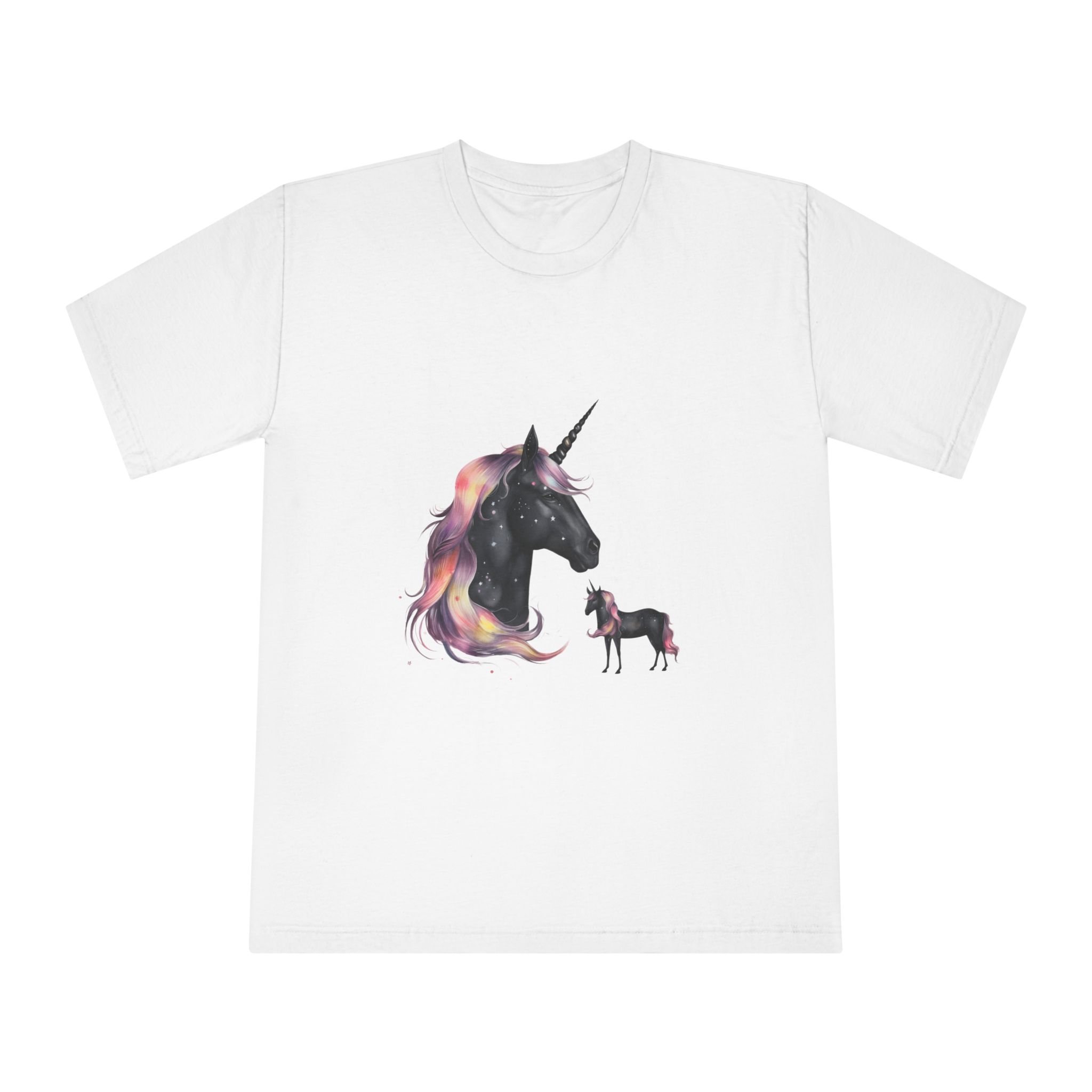 There Is Unicorn Star Sky Generative Ai Unisex Classic Crewneck T Shirt